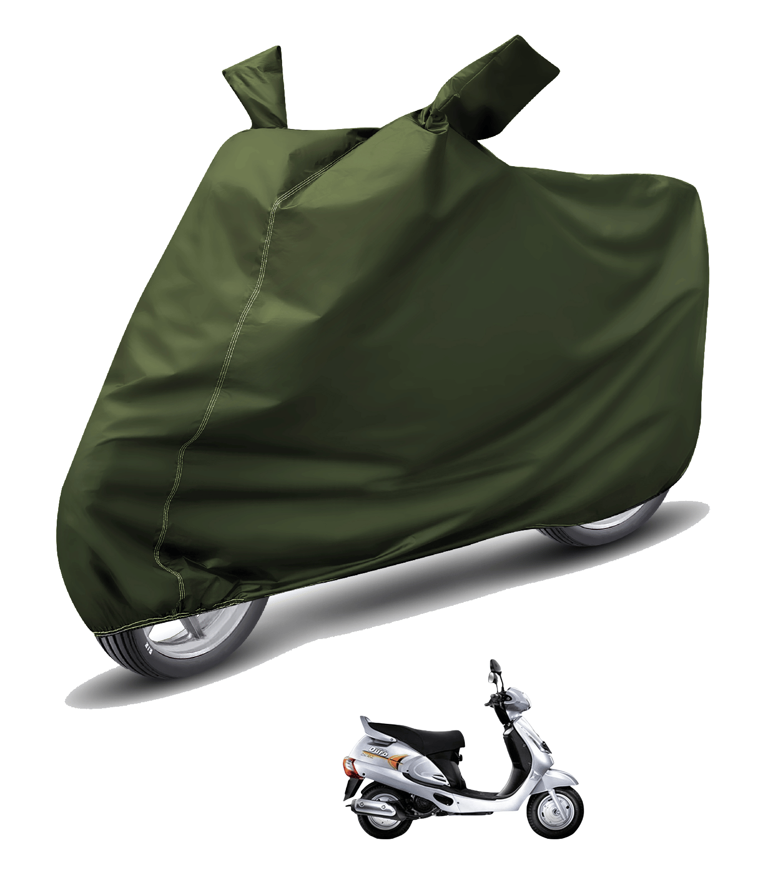 Caronix Bike Body Cover for Mahindra Duro ( Pack of 1 ) , Green Caronix Bike Body Cover for Mahindra Duro ( Pack of 1 ) , Green