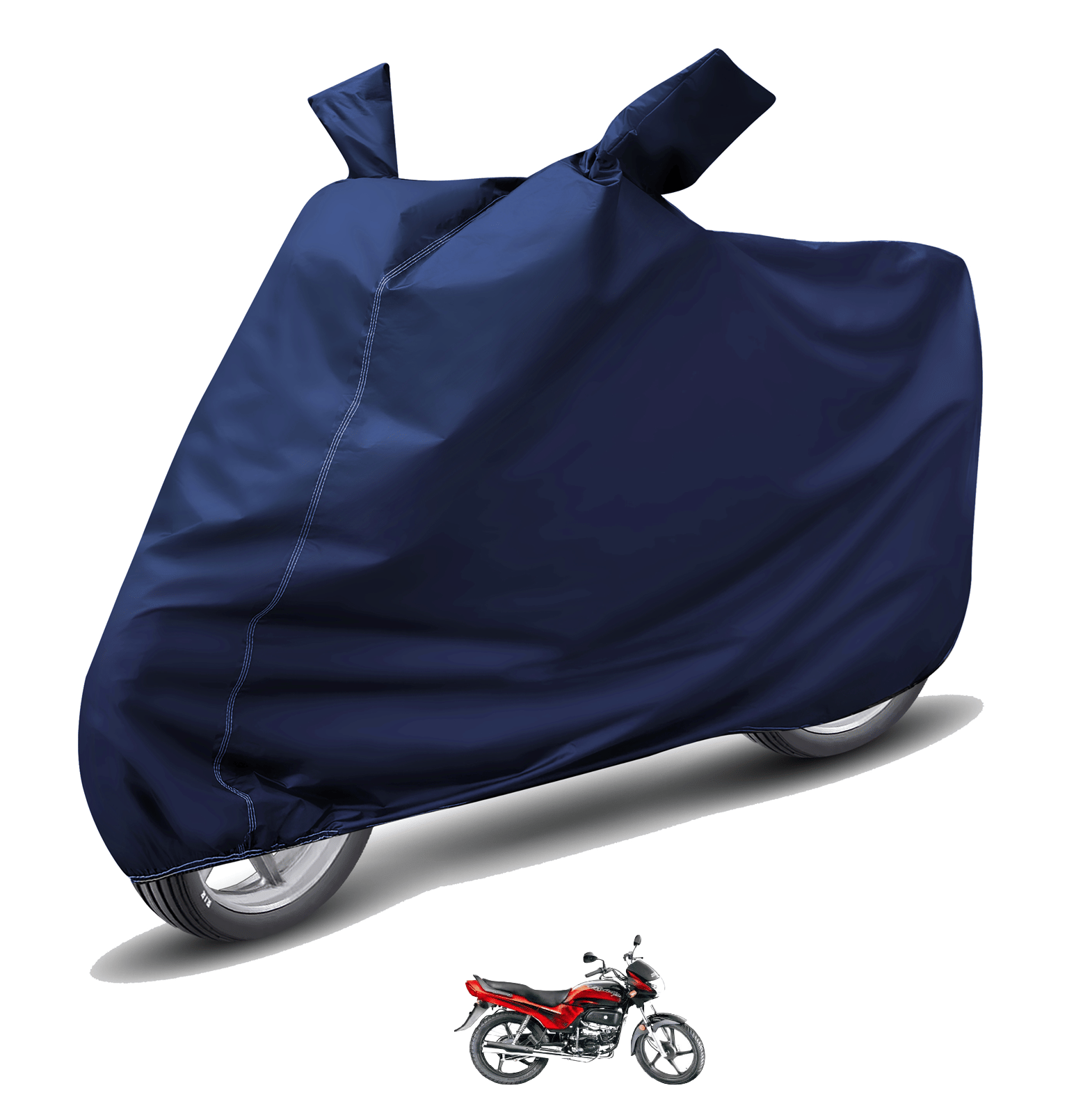     			Caronix Bike Body Cover for Hero Passion Plus ( Pack of 1 ) , Blue