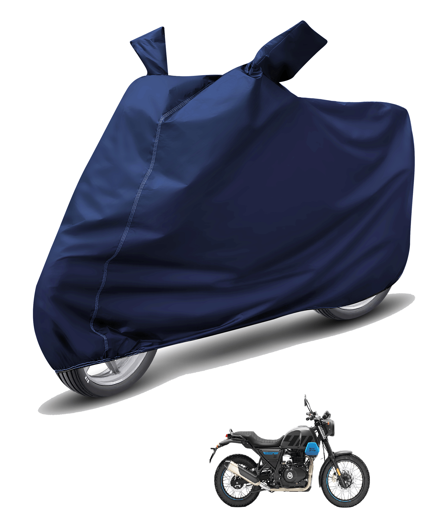 Caronix Bike Body Cover for Royal Enfield All Bike Models ( Pack of 1 ) , Blue     			Caronix Bike Body Cover for Royal Enfield All Bike Models ( Pack of 1 ) , Blue
