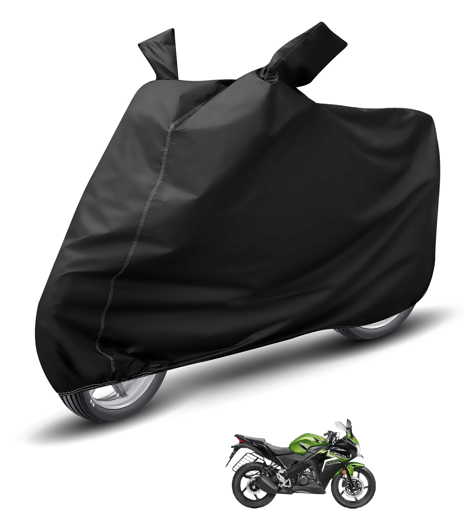 Caronix Bike Body Cover for Honda Cbr 150R ( Pack of 1 ) , Black Caronix Bike Body Cover for Honda Cbr 150R ( Pack of 1 ) , Black