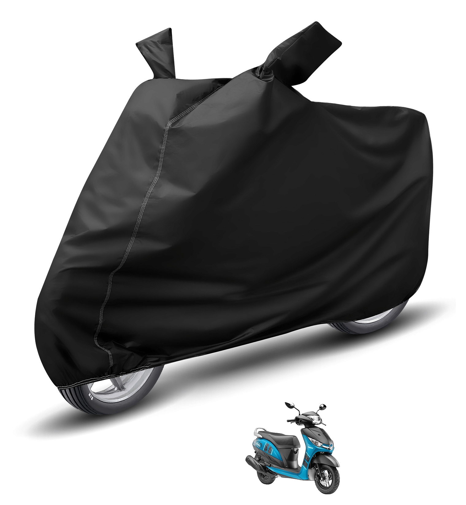     			Caronix Bike Body Cover for Yamaha Alpha ( Pack of 1 ) , Black