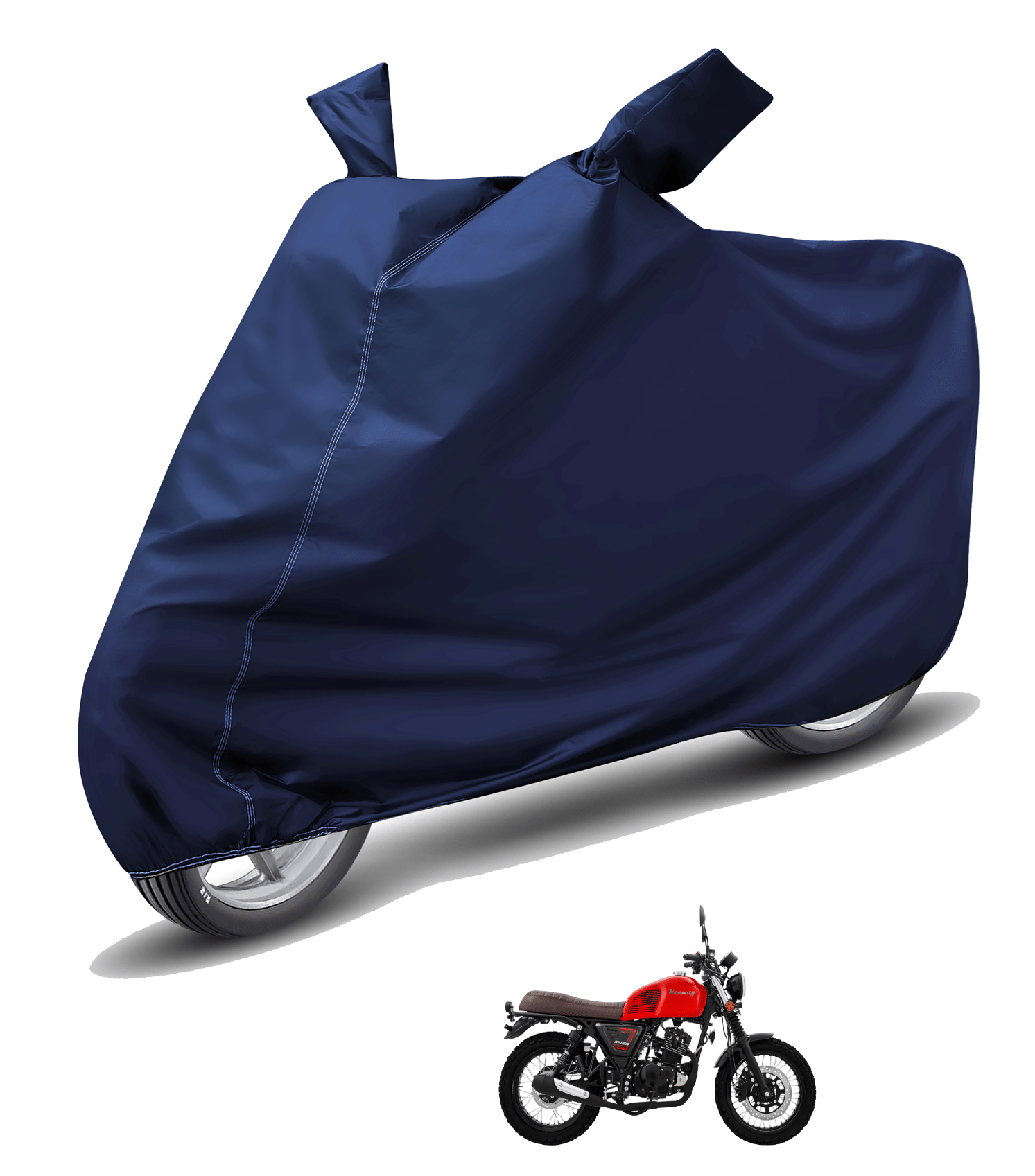 Caronix Bike Body Cover for Keeway Sr 125 ( Pack of 1 ) , Blue Caronix Bike Body Cover for Keeway Sr 125 ( Pack of 1 ) , Blue