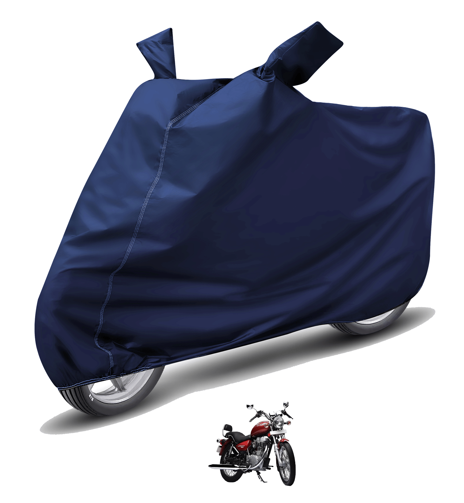     			Caronix Bike Body Cover for Royal Enfield Thunderbird 500 ( Pack of 1 ) , Blue