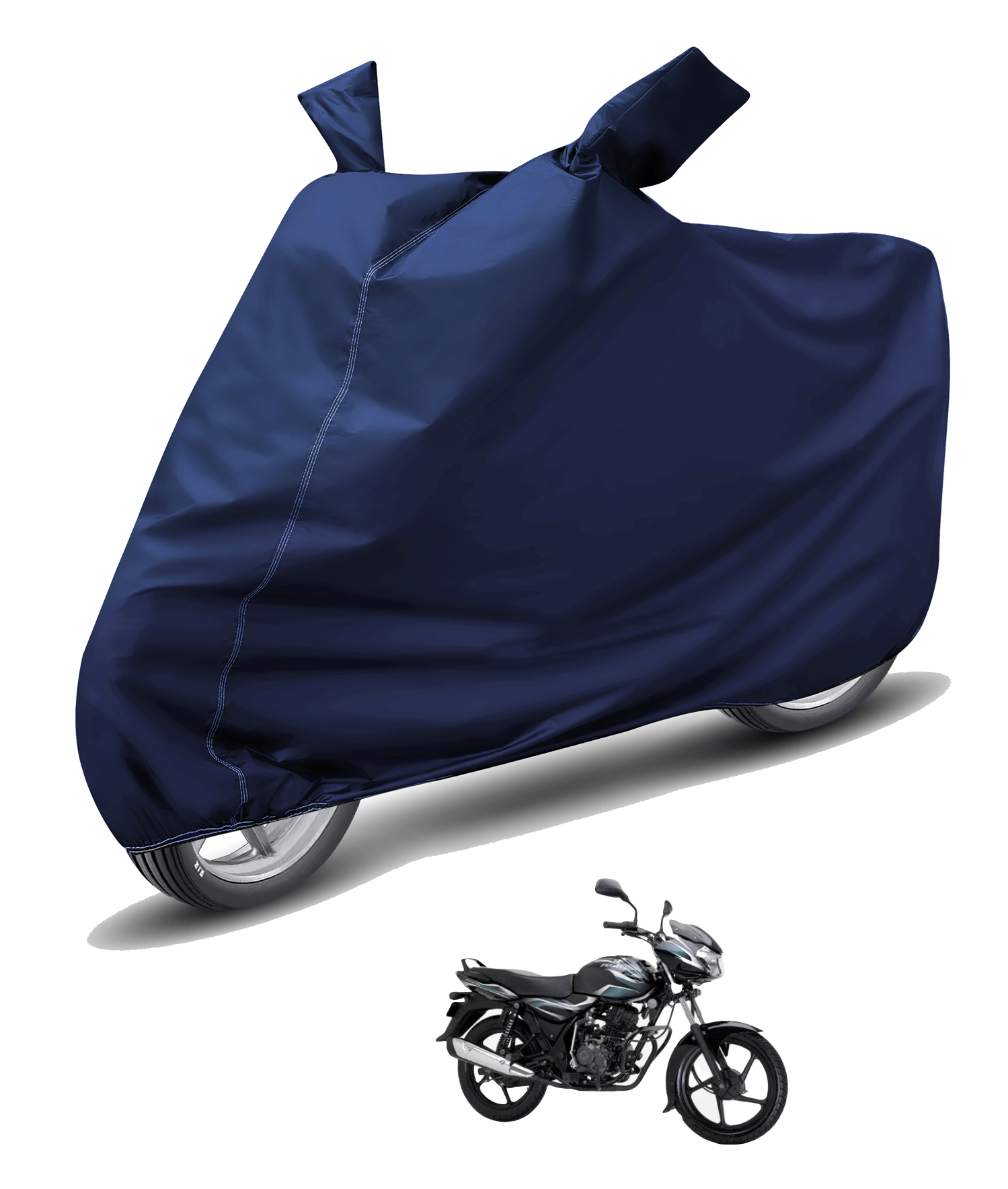 Caronix Bike Body Cover for Bajaj Discover 100 ( Pack of 1 ) , Blue Caronix Bike Body Cover for Bajaj Discover 100 ( Pack of 1 ) , Blue