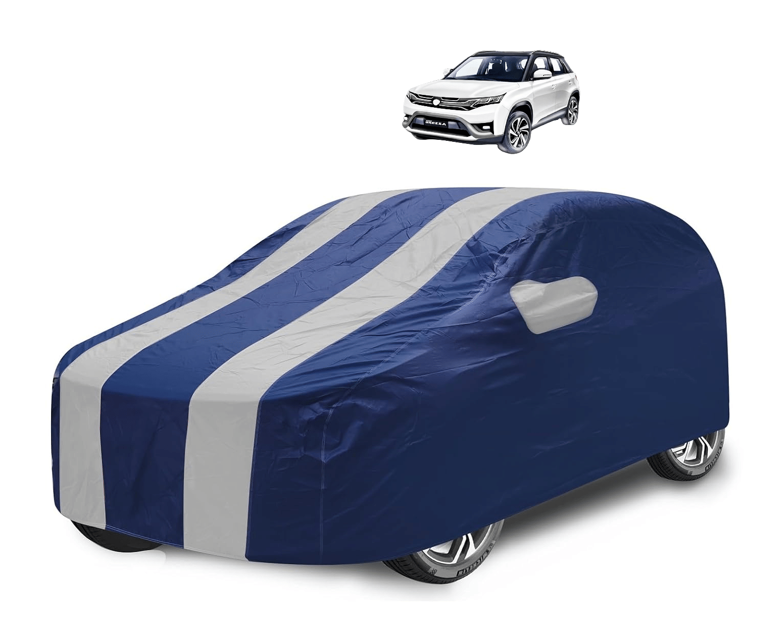 Caronix Car Body Cover for Maruti Suzuki All Car Models With Mirror Pocket ( Pack of 1 ) , Silver     			Caronix Car Body Cover for Maruti Suzuki All Car Models With Mirror Pocket ( Pack of 1 ) , Silver