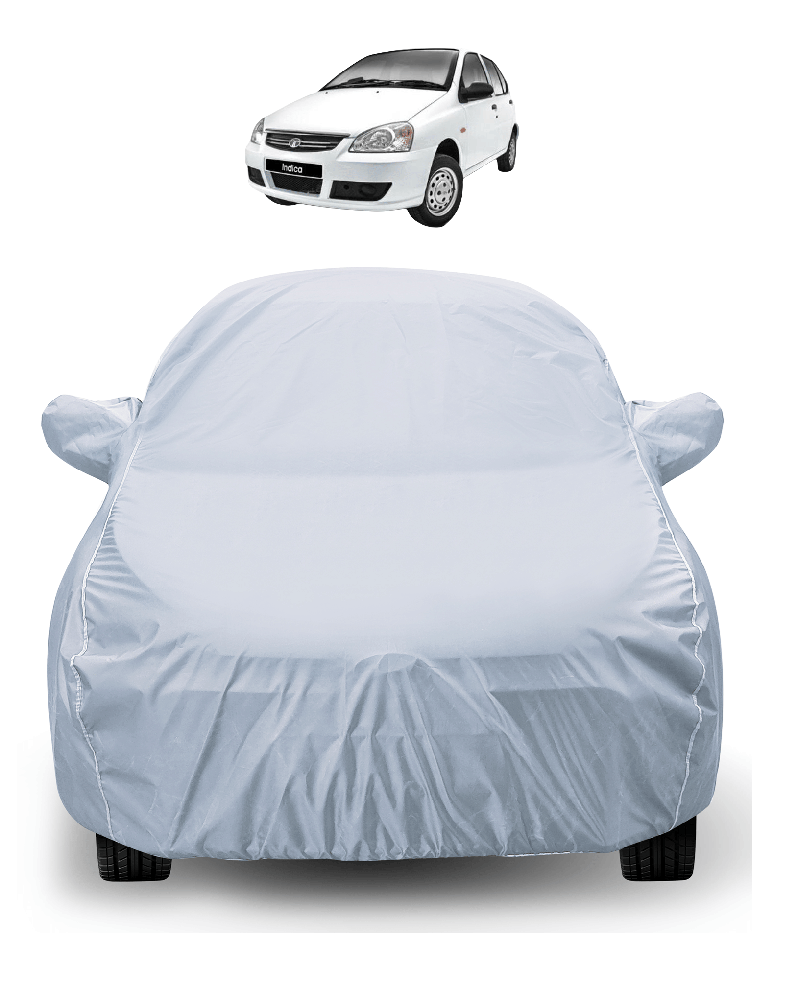 Caronix Car Body Cover for Tata All Car Models With Mirror Pocket ( Pack of 1 ) , Silver Caronix Car Body Cover for Tata All Car Models With Mirror Pocket ( Pack of 1 ) , Silver