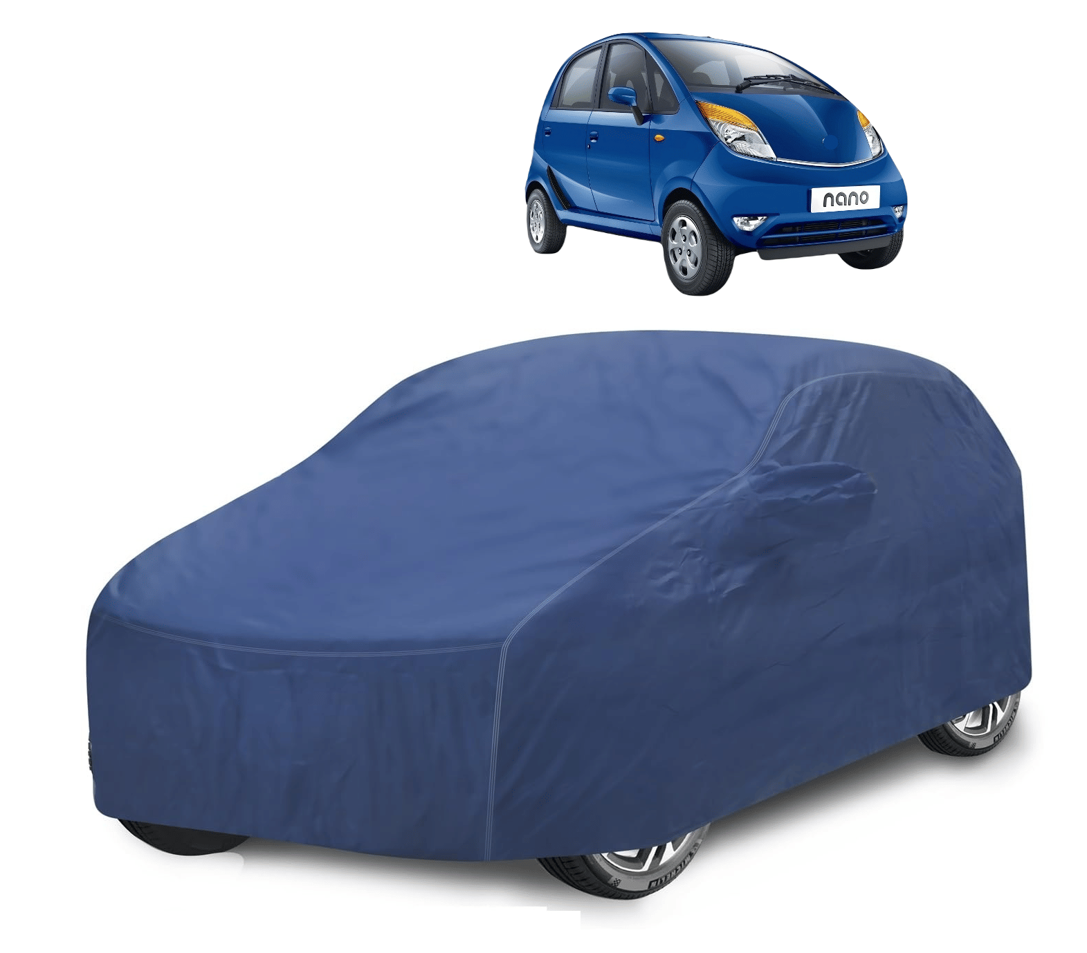 Caronix Car Body Cover for Tata All Car Models With Mirror Pocket ( Pack of 1 ) , Blue Caronix Car Body Cover for Tata All Car Models With Mirror Pocket ( Pack of 1 ) , Blue