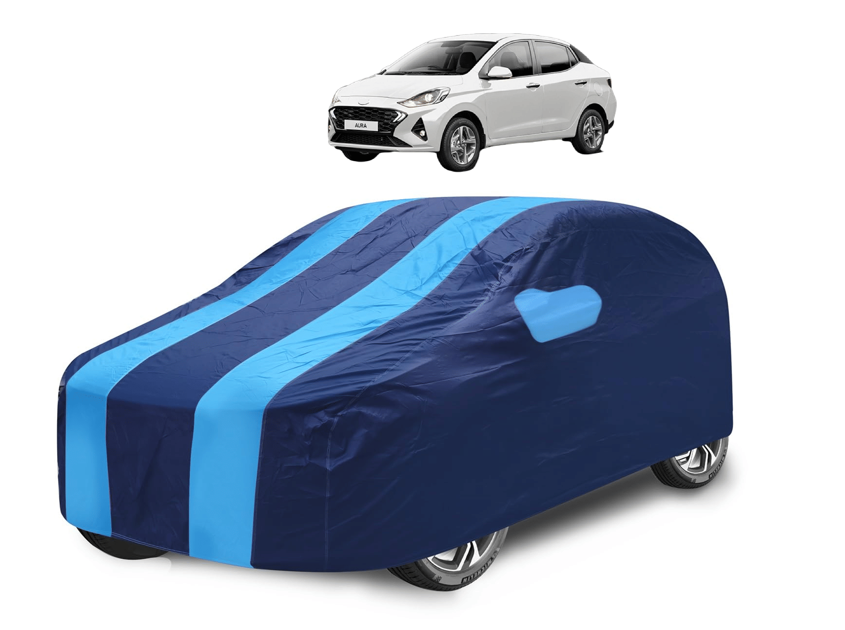 Caronix Car Body Cover for Hyundai All Car Models With Mirror Pocket ( Pack of 1 ) , Blue     			Caronix Car Body Cover for Hyundai All Car Models With Mirror Pocket ( Pack of 1 ) , Blue