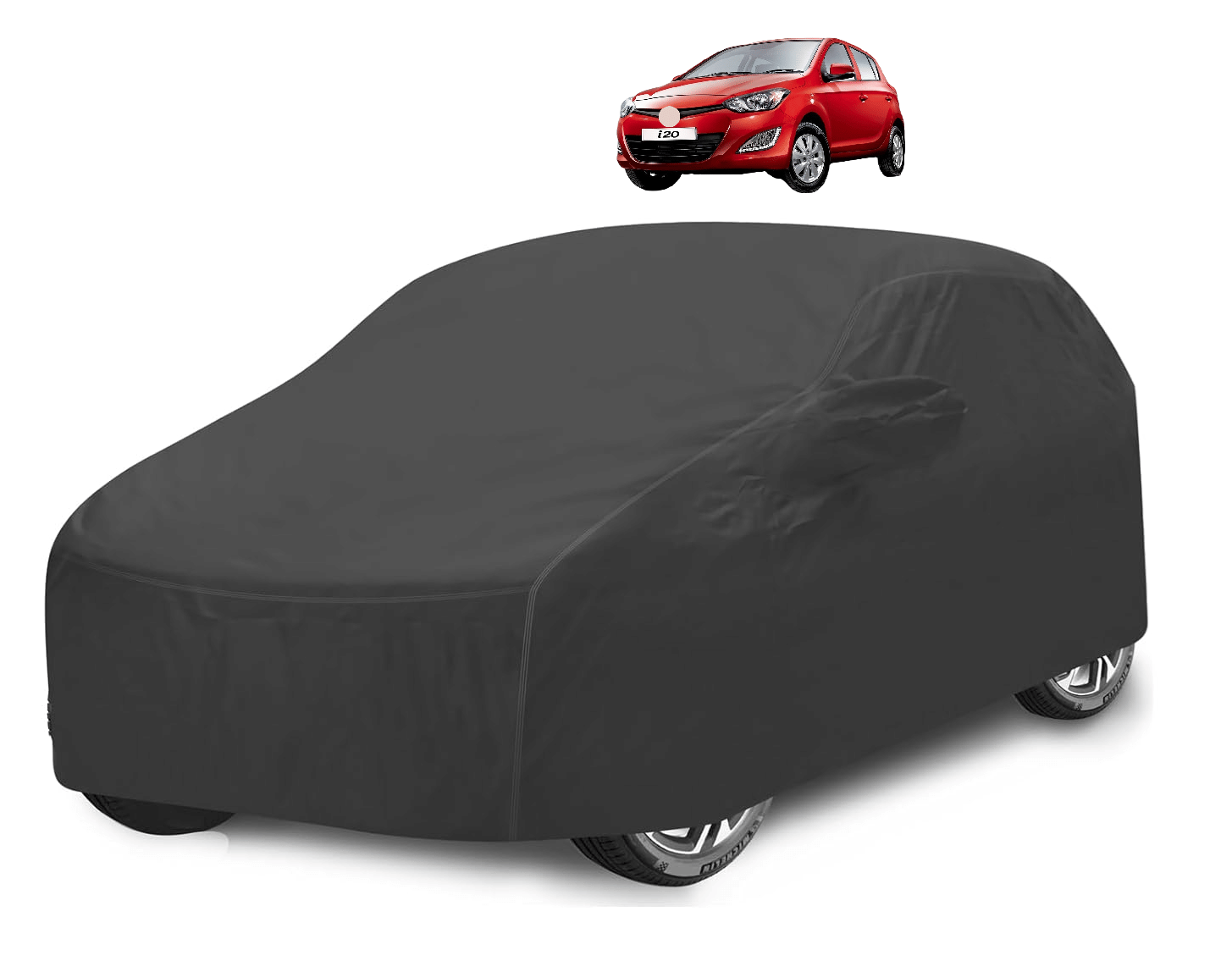 Caronix Car Body Cover for Hyundai All Car Models With Mirror Pocket ( Pack of 1 ) , Grey Caronix Car Body Cover for Hyundai All Car Models With Mirror Pocket ( Pack of 1 ) , Grey