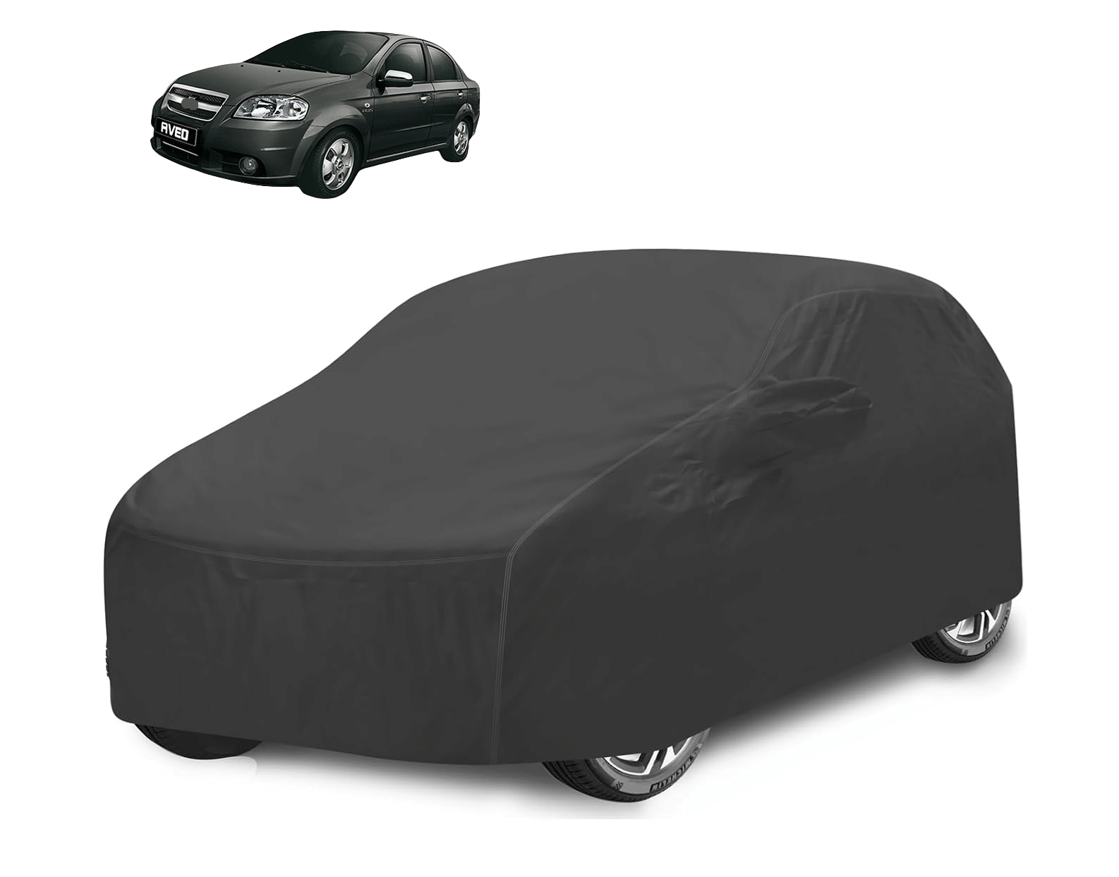 Caronix Car Body Cover for Chevrolet All Car Models With Mirror Pocket ( Pack of 1 ) , Grey Caronix Car Body Cover for Chevrolet All Car Models With Mirror Pocket ( Pack of 1 ) , Grey
