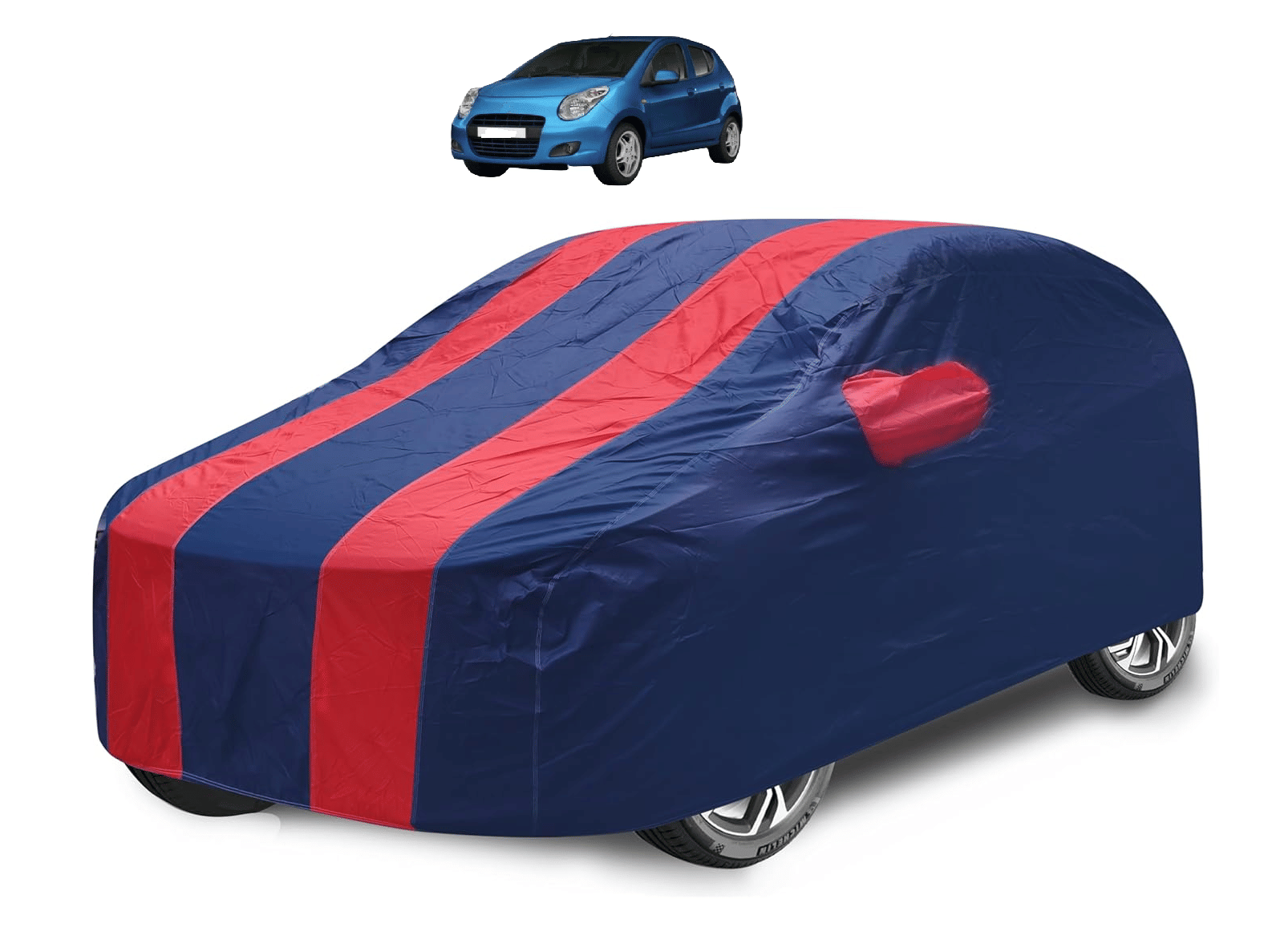 Caronix Car Body Cover for Maruti Suzuki All Car Models With Mirror Pocket ( Pack of 1 ) , Red Caronix Car Body Cover for Maruti Suzuki All Car Models With Mirror Pocket ( Pack of 1 ) , Red