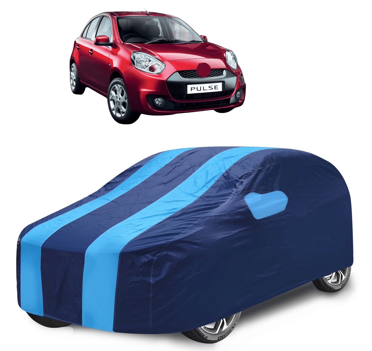 Caronix Car Body Cover for Renault All Car Models With Mirror Pocket ( Pack of 1 ) , Blue Caronix Car Body Cover for Renault All Car Models With Mirror Pocket ( Pack of 1 ) , Blue