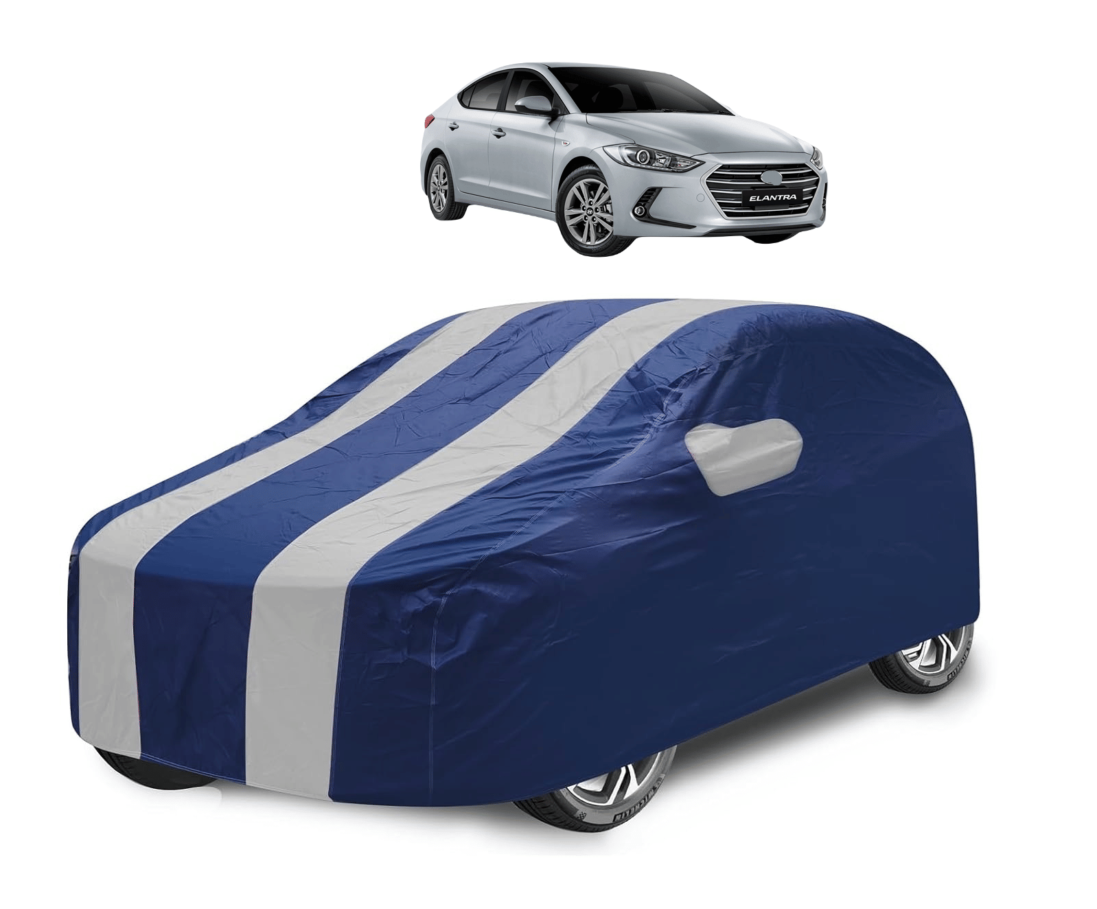 Caronix Car Body Cover for Hyundai All Car Models With Mirror Pocket ( Pack of 1 ) , Silver Caronix Car Body Cover for Hyundai All Car Models With Mirror Pocket ( Pack of 1 ) , Silver
