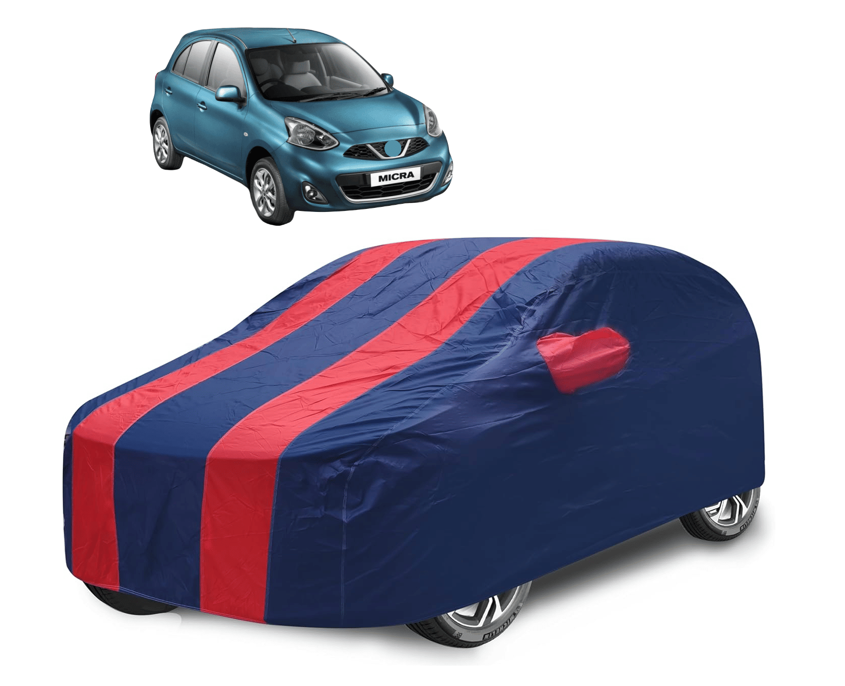 Caronix Car Body Cover for Nissan All Car Models With Mirror Pocket ( Pack of 1 ) , Red     			Caronix Car Body Cover for Nissan All Car Models With Mirror Pocket ( Pack of 1 ) , Red