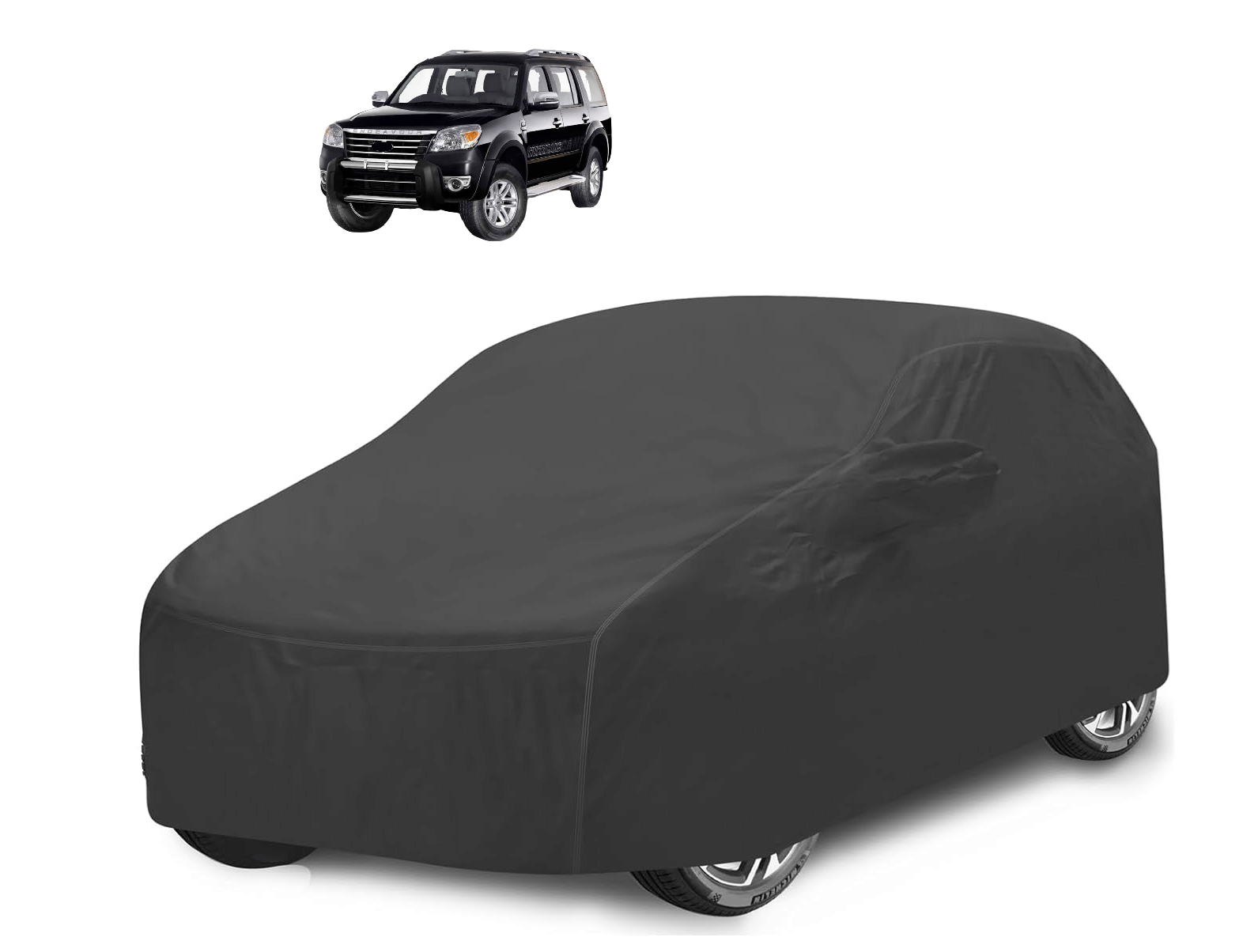 Caronix Car Body Cover for Ford All Car Models With Mirror Pocket ( Pack of 1 ) , Grey Caronix Car Body Cover for Ford All Car Models With Mirror Pocket ( Pack of 1 ) , Grey