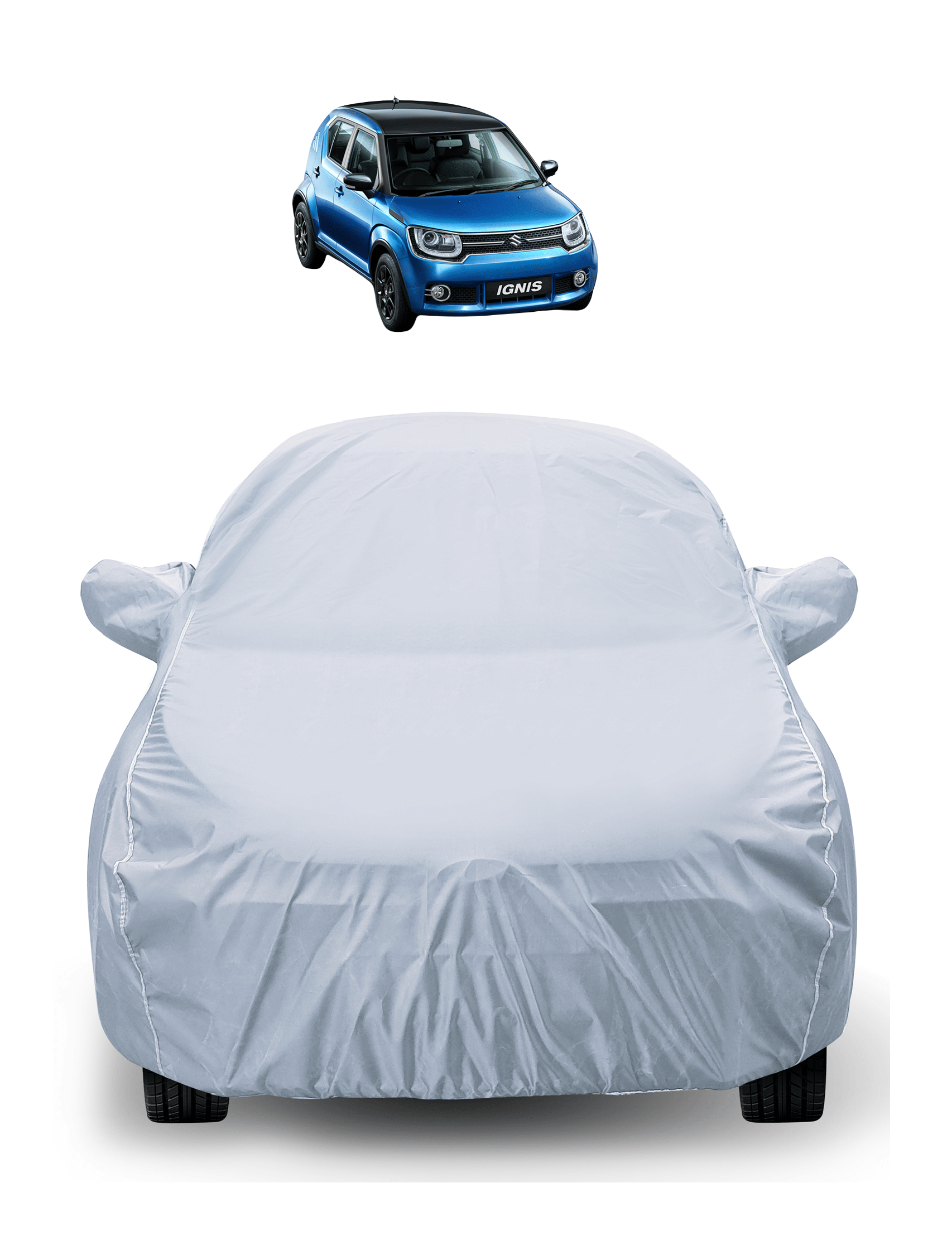 Caronix Car Body Cover for Maruti Suzuki All Car Models With Mirror Pocket ( Pack of 1 ) , Silver Caronix Car Body Cover for Maruti Suzuki All Car Models With Mirror Pocket ( Pack of 1 ) , Silver