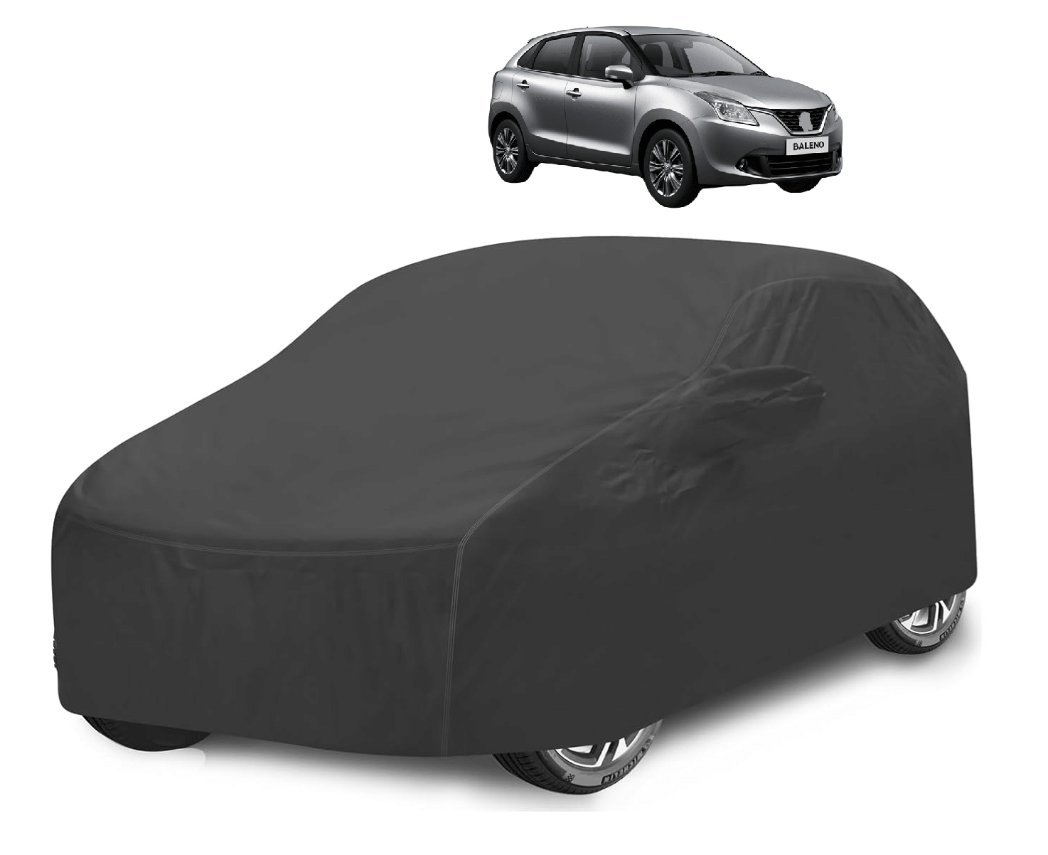 Caronix Car Body Cover for Maruti Suzuki All Car Models With Mirror Pocket ( Pack of 1 ) , Grey Caronix Car Body Cover for Maruti Suzuki All Car Models With Mirror Pocket ( Pack of 1 ) , Grey
