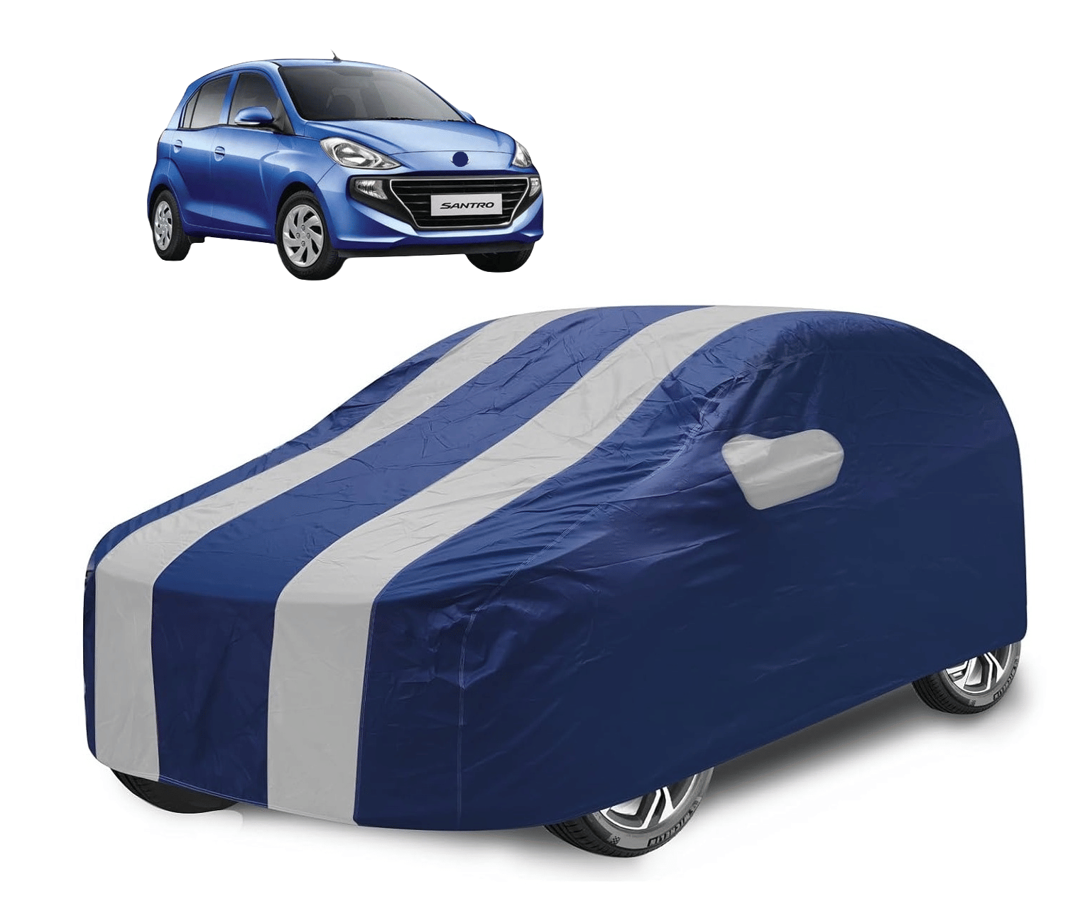 Caronix Car Body Cover for Hyundai All Car Models With Mirror Pocket ( Pack of 1 ) , Silver     			Caronix Car Body Cover for Hyundai All Car Models With Mirror Pocket ( Pack of 1 ) , Silver