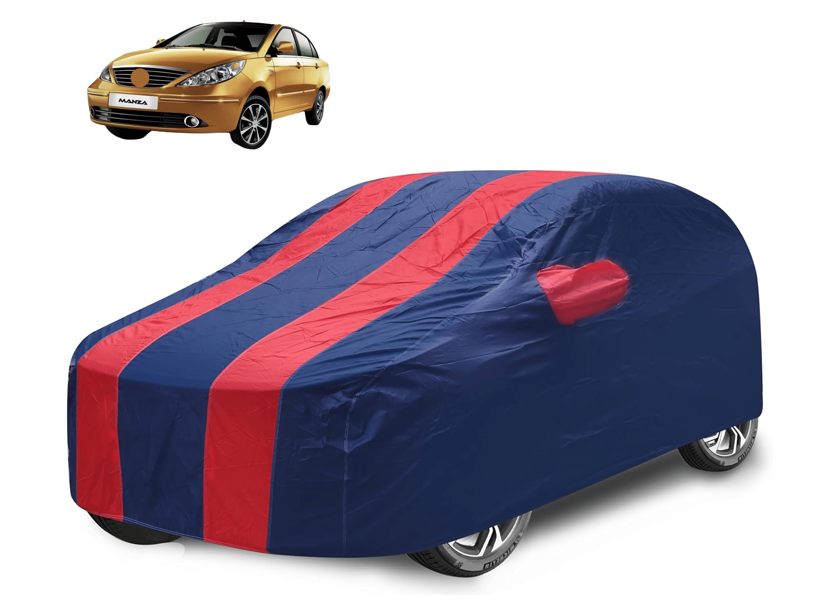 Caronix Car Body Cover for Tata All Car Models With Mirror Pocket ( Pack of 1 ) , Red     			Caronix Car Body Cover for Tata All Car Models With Mirror Pocket ( Pack of 1 ) , Red