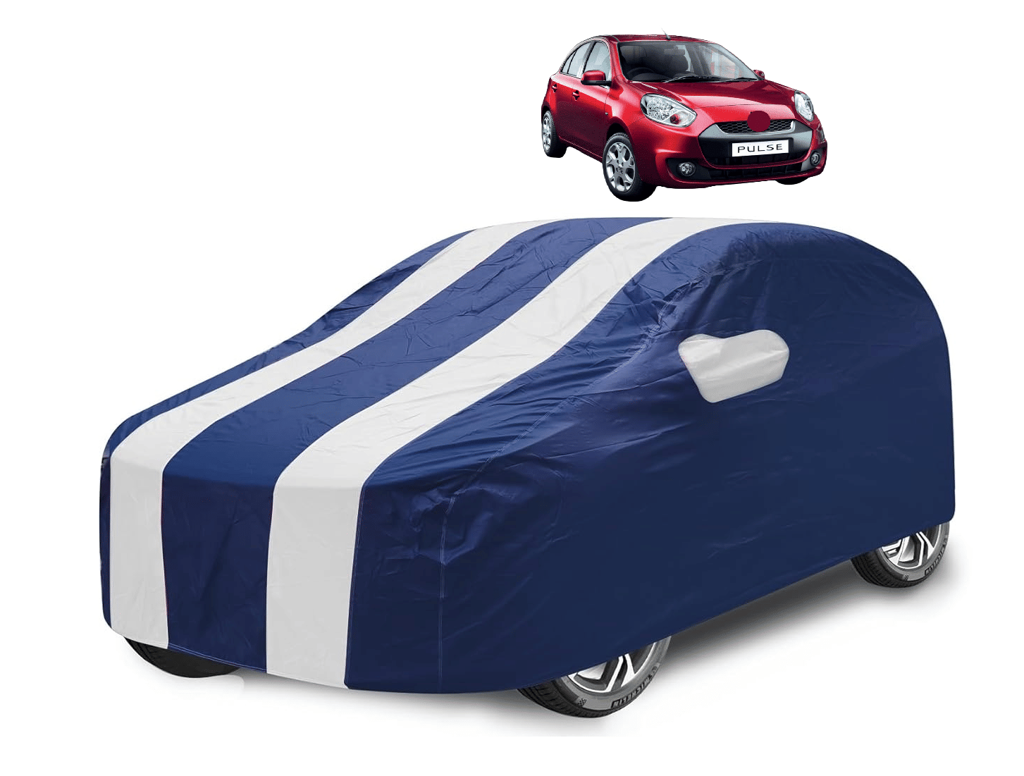 Caronix Car Body Cover for Renault All Car Models With Mirror Pocket ( Pack of 1 ) , White Caronix Car Body Cover for Renault All Car Models With Mirror Pocket ( Pack of 1 ) , White