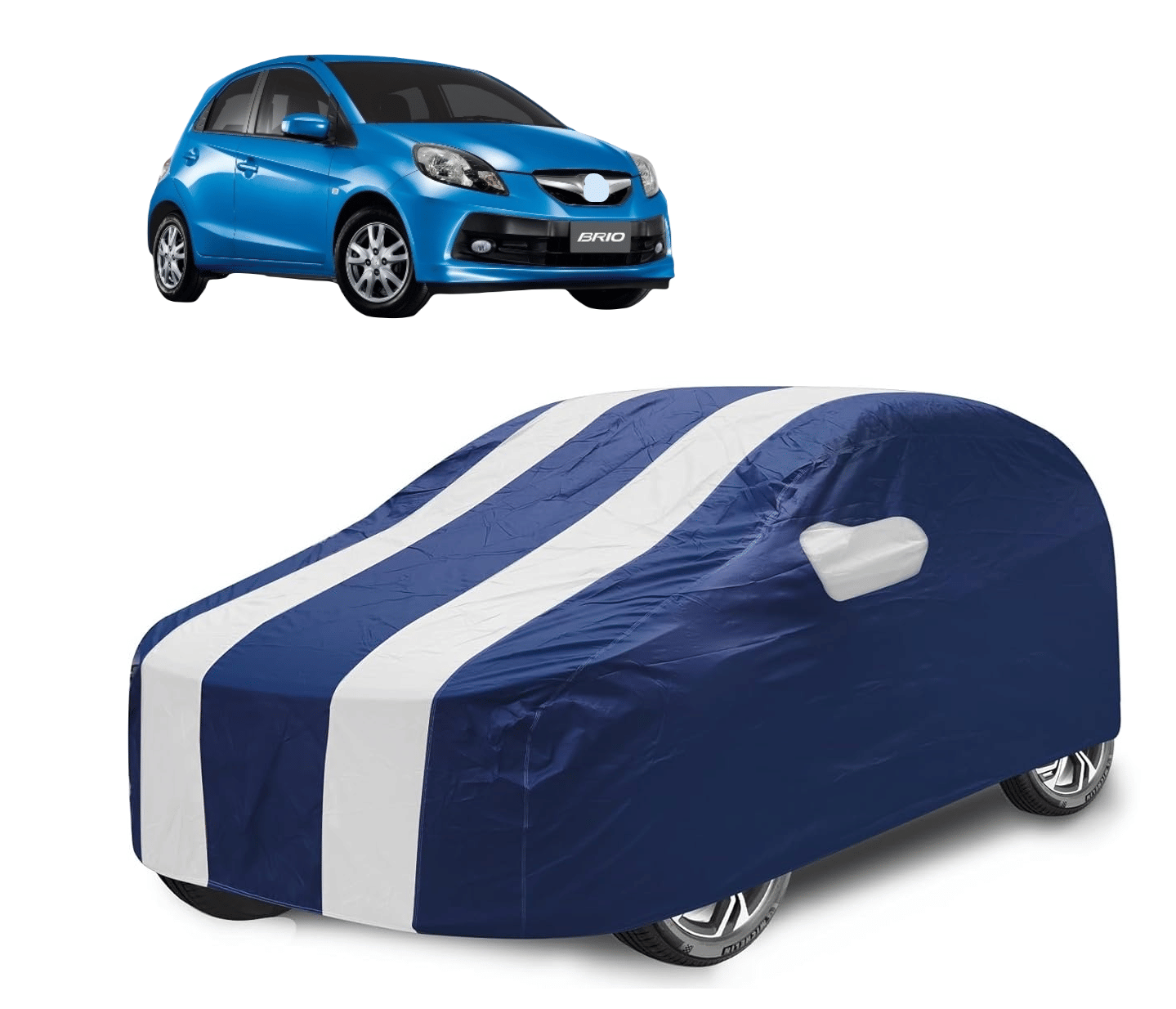 Caronix Car Body Cover for Honda All Car Models With Mirror Pocket ( Pack of 1 ) , White Caronix Car Body Cover for Honda All Car Models With Mirror Pocket ( Pack of 1 ) , White