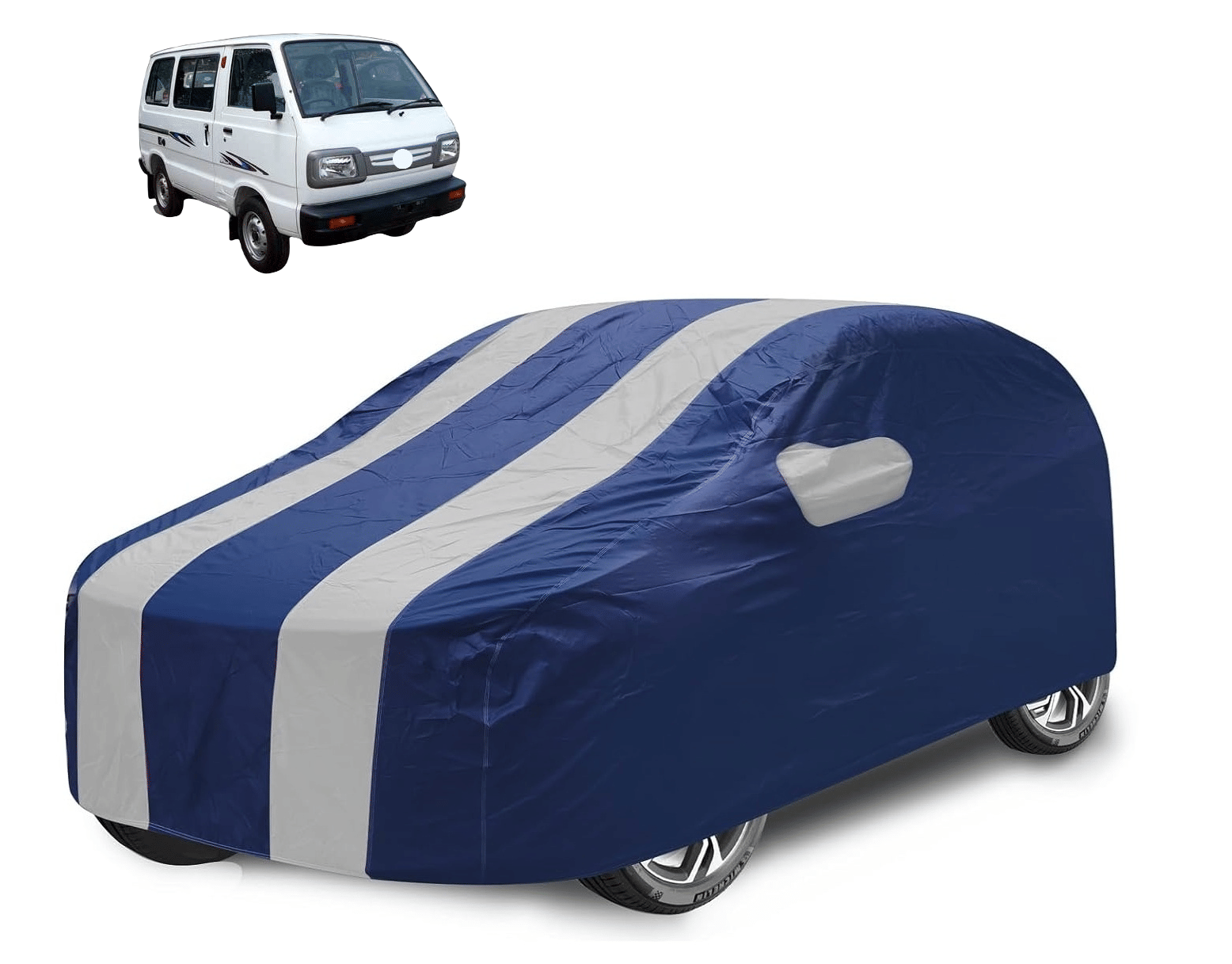     			Caronix Car Body Cover for Maruti Suzuki All Car Models With Mirror Pocket ( Pack of 1 ) , Silver