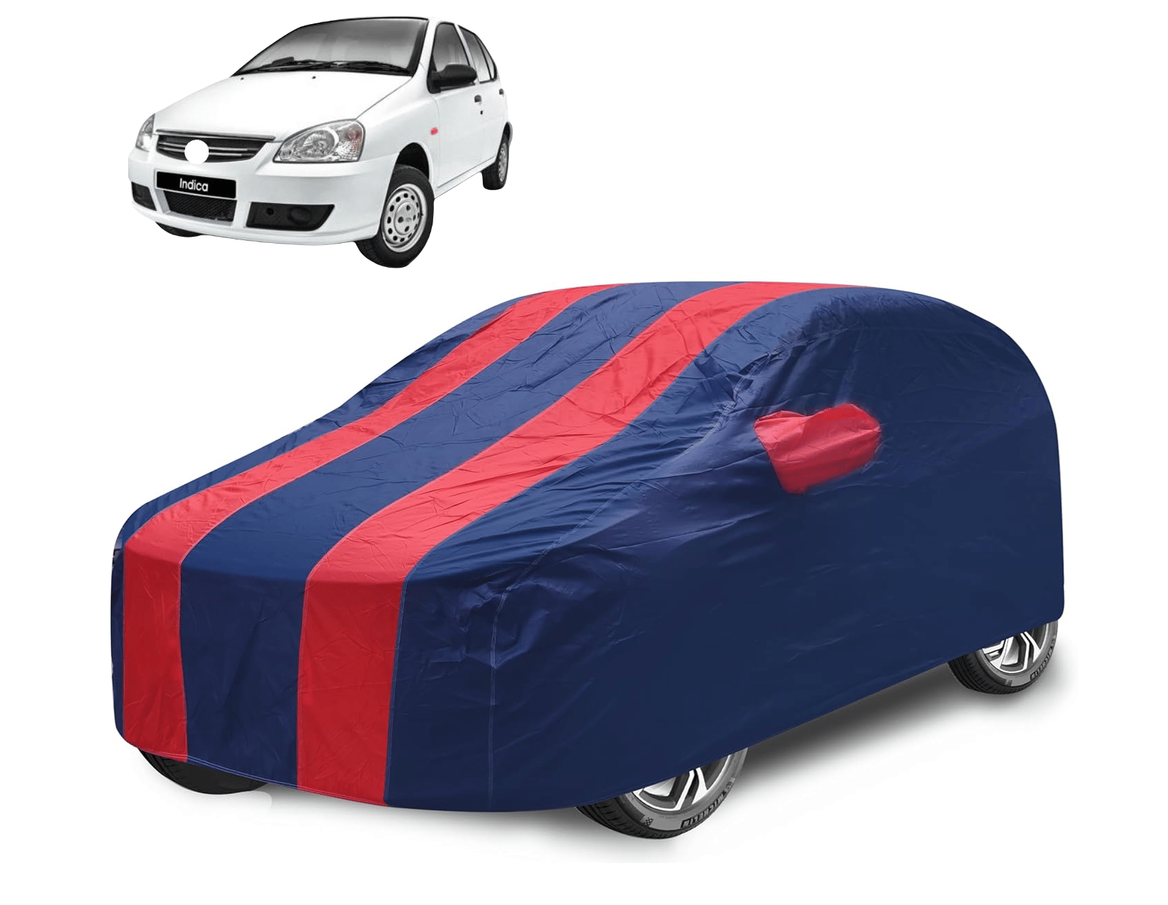 Caronix Car Body Cover for Tata All Car Models With Mirror Pocket ( Pack of 1 ) , Red Caronix Car Body Cover for Tata All Car Models With Mirror Pocket ( Pack of 1 ) , Red