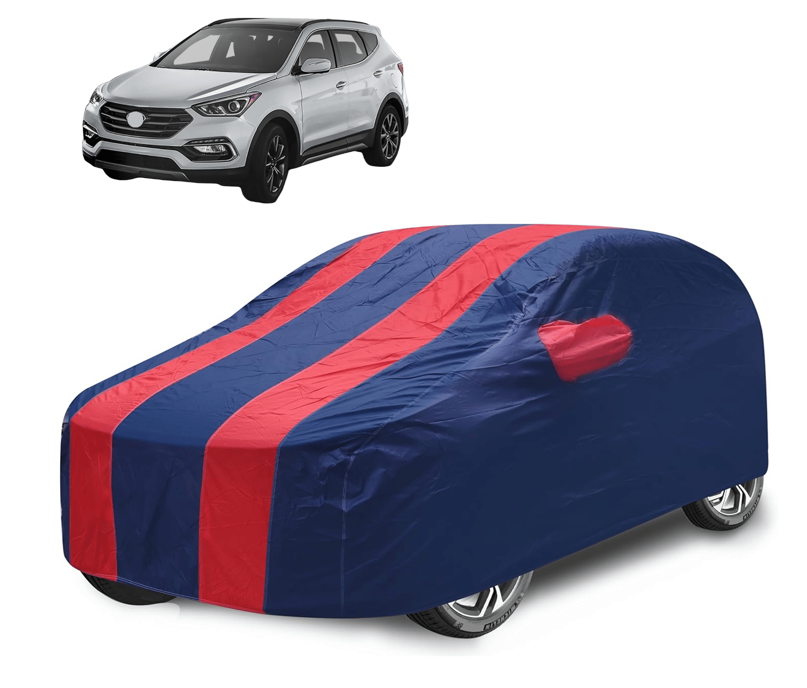 Caronix Car Body Cover for Hyundai All Car Models With Mirror Pocket ( Pack of 1 ) , Red     			Caronix Car Body Cover for Hyundai All Car Models With Mirror Pocket ( Pack of 1 ) , Red