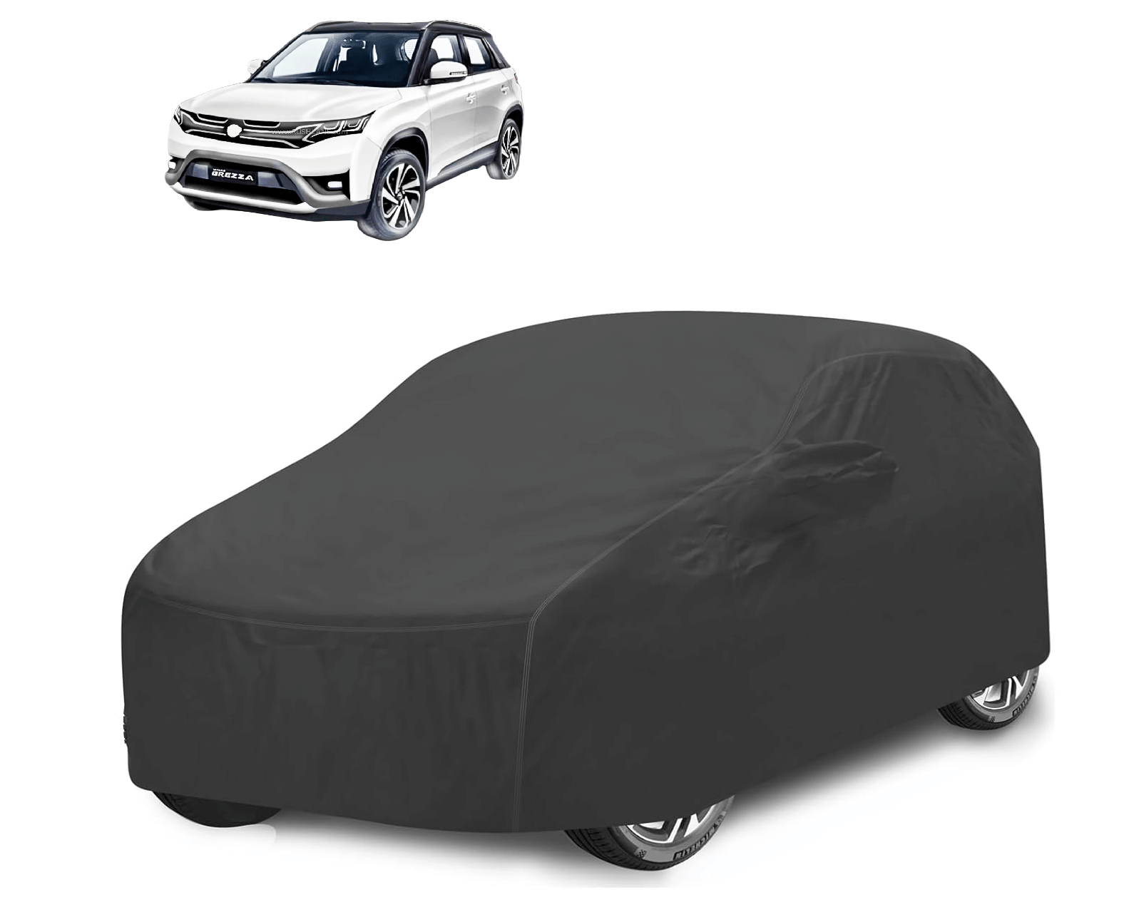 Caronix Car Body Cover for Maruti Suzuki All Car Models With Mirror Pocket ( Pack of 1 ) , Grey     			Caronix Car Body Cover for Maruti Suzuki All Car Models With Mirror Pocket ( Pack of 1 ) , Grey