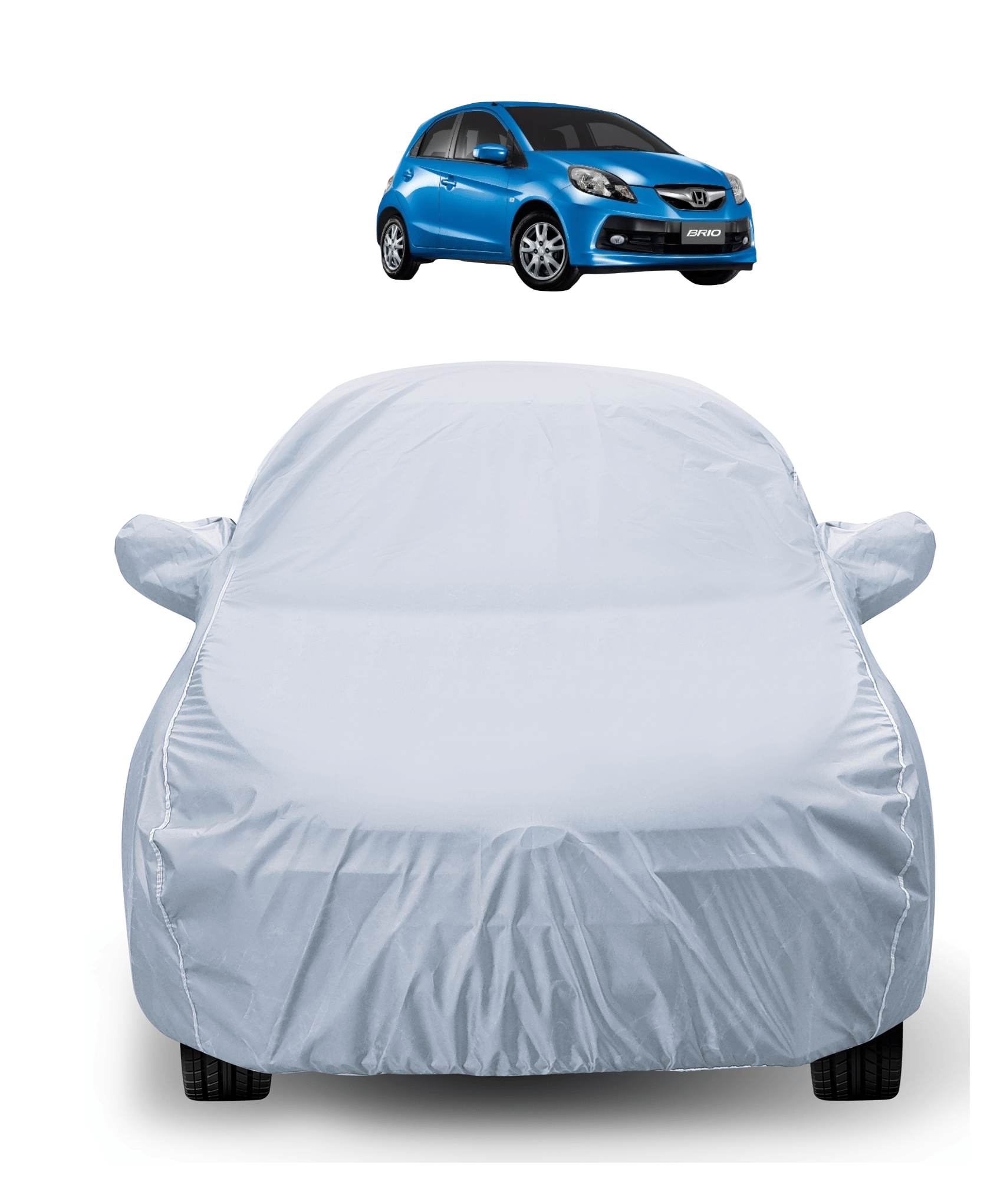 Caronix Car Body Cover for Honda All Car Models With Mirror Pocket ( Pack of 1 ) , Silver Caronix Car Body Cover for Honda All Car Models With Mirror Pocket ( Pack of 1 ) , Silver