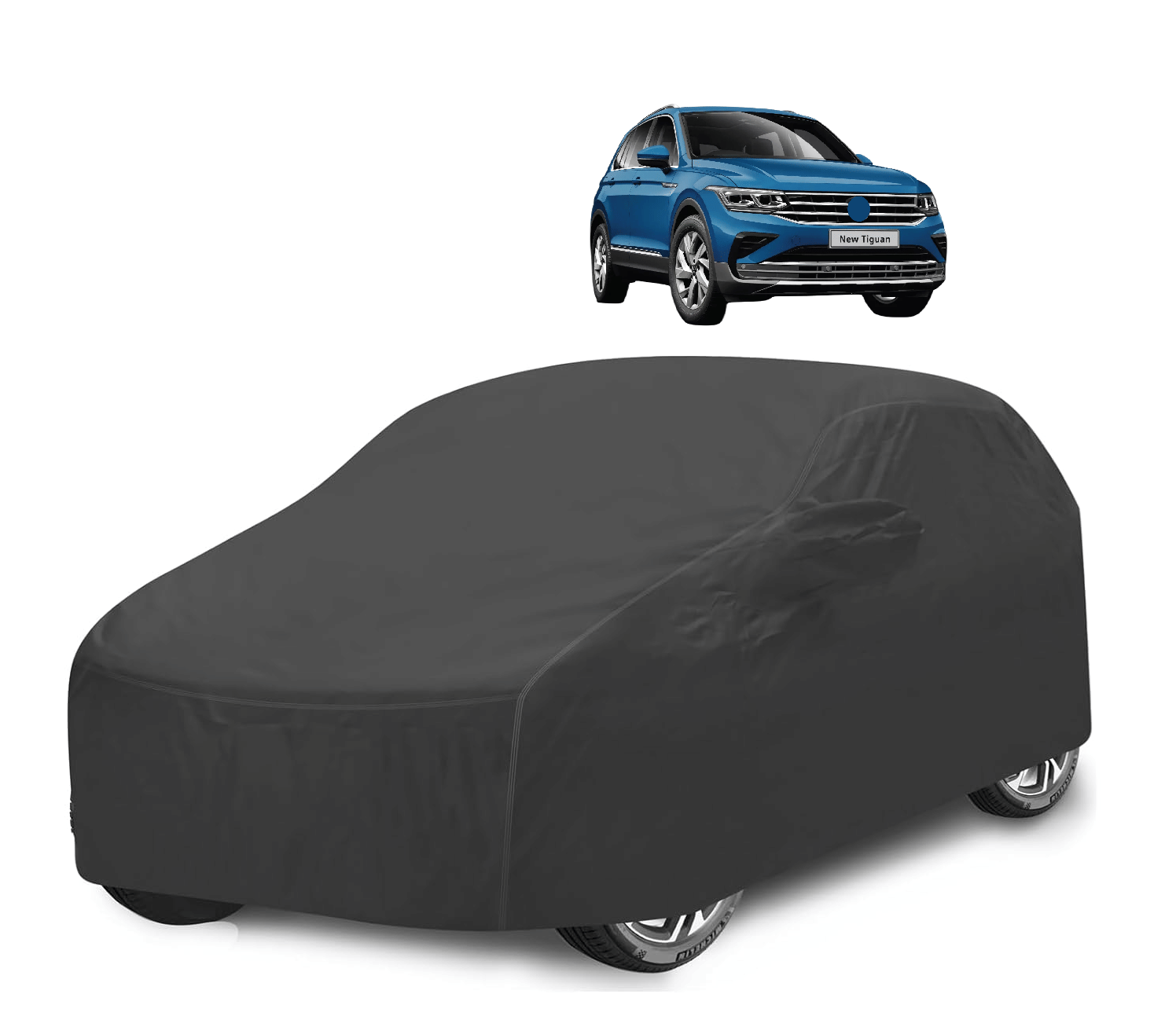 Caronix Car Body Cover for Volkswagen All Car Models With Mirror Pocket ( Pack of 1 ) , Grey Caronix Car Body Cover for Volkswagen All Car Models With Mirror Pocket ( Pack of 1 ) , Grey