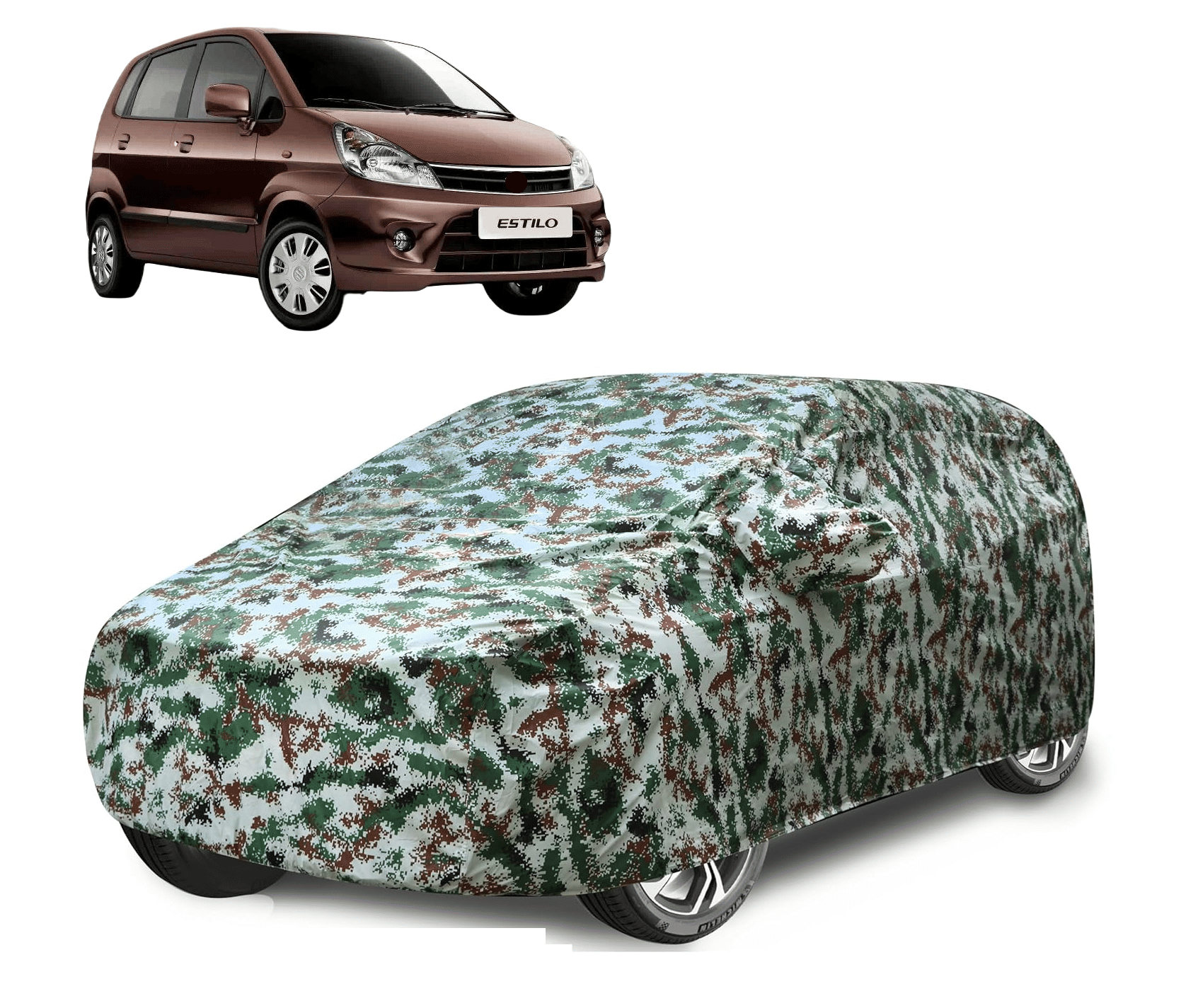 Caronix Car Body Cover for Maruti Suzuki All Car Models With Mirror Pocket ( Pack of 1 ) , Green     			Caronix Car Body Cover for Maruti Suzuki All Car Models With Mirror Pocket ( Pack of 1 ) , Green