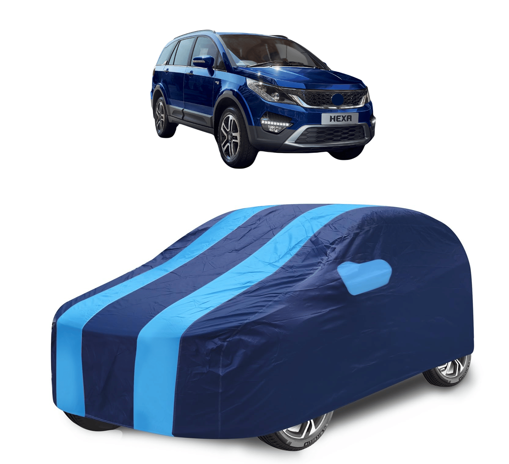 Caronix Car Body Cover for Tata All Car Models With Mirror Pocket ( Pack of 1 ) , Blue Caronix Car Body Cover for Tata All Car Models With Mirror Pocket ( Pack of 1 ) , Blue
