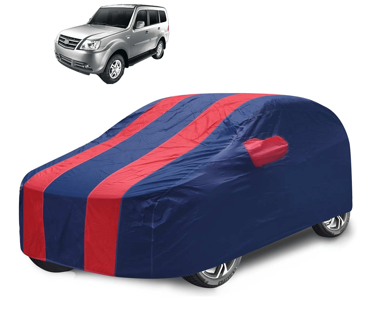 Caronix Car Body Cover for Tata All Car Models With Mirror Pocket ( Pack of 1 ) , Red Caronix Car Body Cover for Tata All Car Models With Mirror Pocket ( Pack of 1 ) , Red