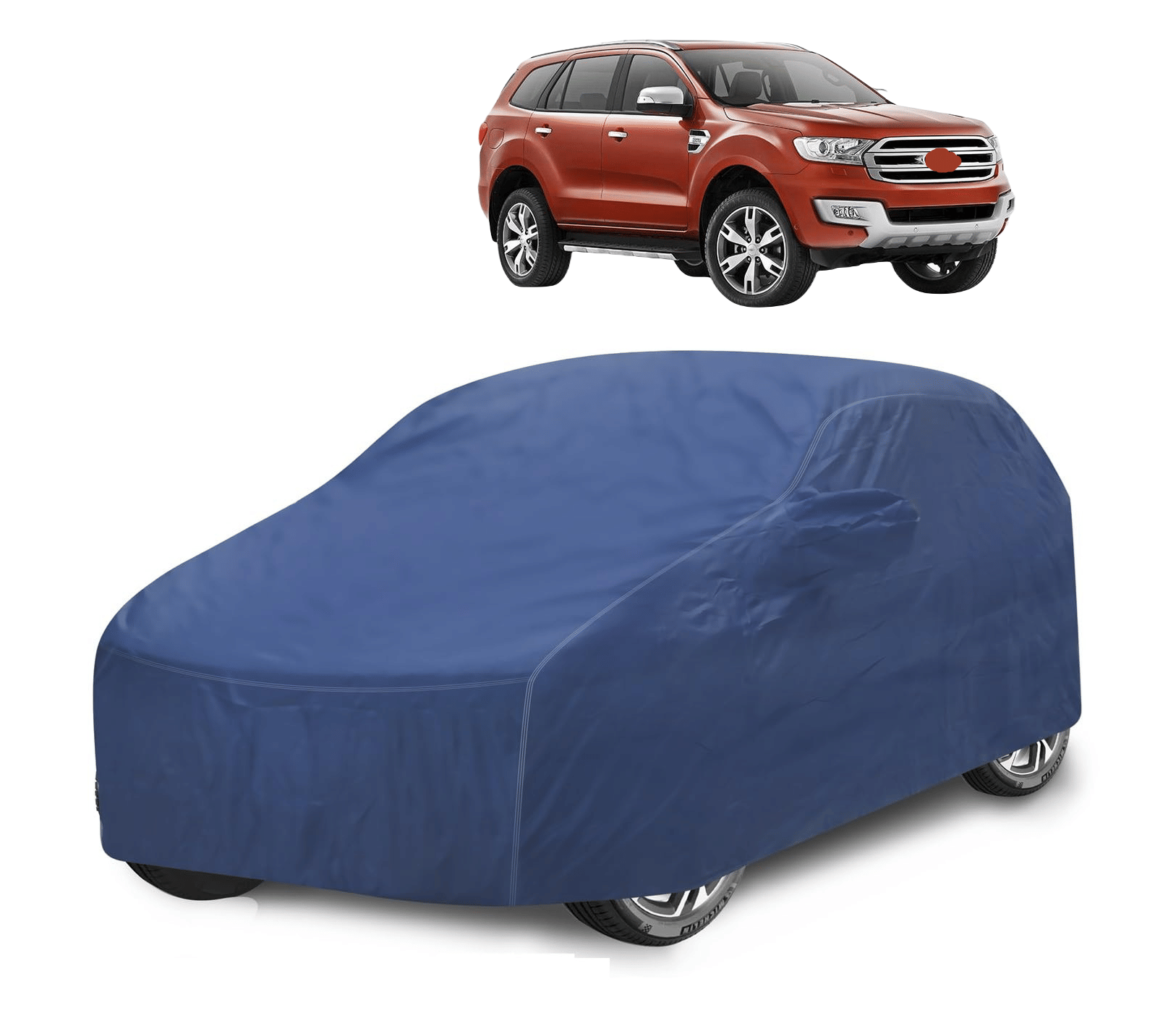 Caronix Car Body Cover for Ford All Car Models With Mirror Pocket ( Pack of 1 ) , Blue Caronix Car Body Cover for Ford All Car Models With Mirror Pocket ( Pack of 1 ) , Blue