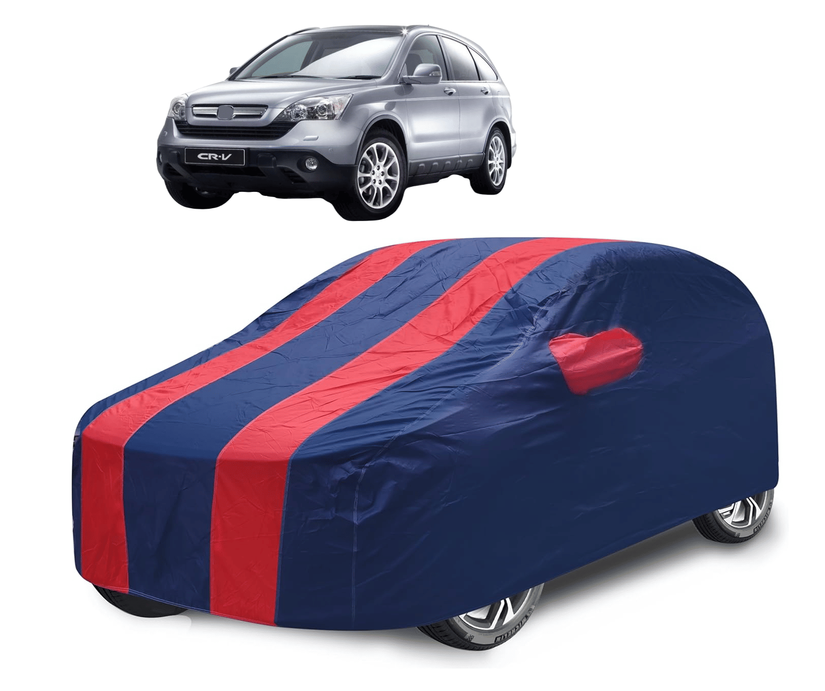     			Caronix Car Body Cover for Honda All Car Models With Mirror Pocket ( Pack of 1 ) , Red