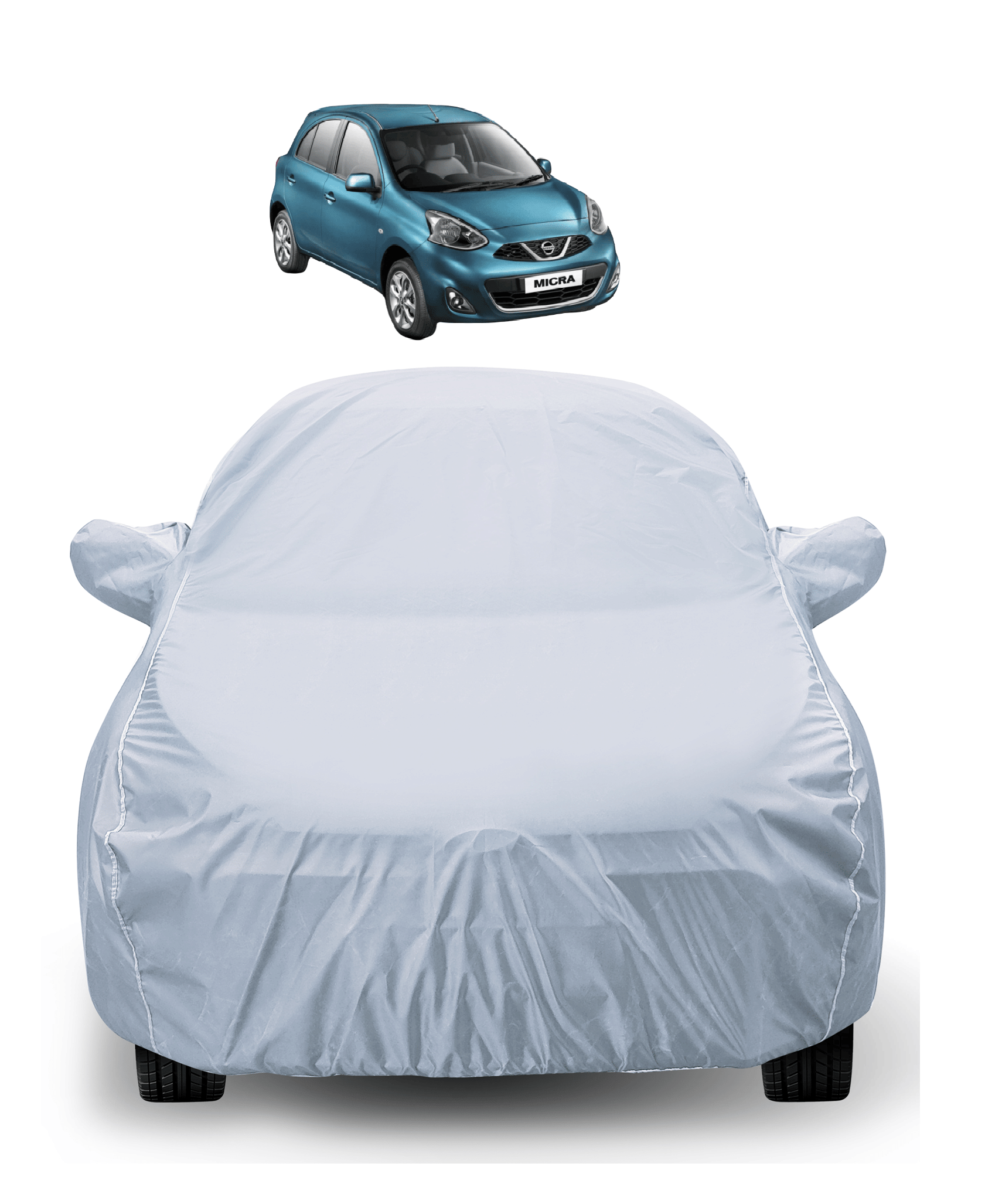 Caronix Car Body Cover for Nissan All Car Models With Mirror Pocket ( Pack of 1 ) , Silver     			Caronix Car Body Cover for Nissan All Car Models With Mirror Pocket ( Pack of 1 ) , Silver