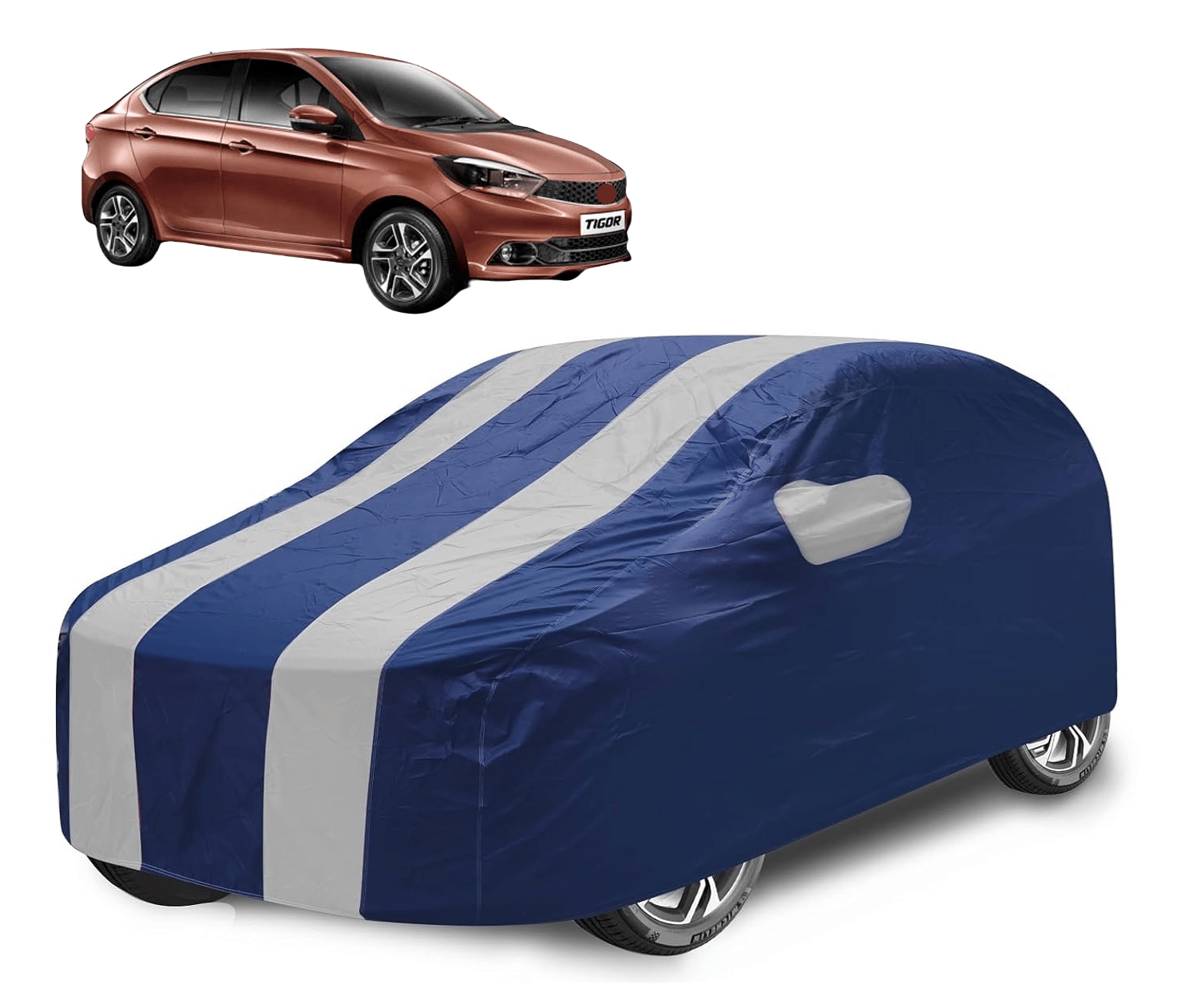 Caronix Car Body Cover for Tata All Car Models With Mirror Pocket ( Pack of 1 ) , Silver Caronix Car Body Cover for Tata All Car Models With Mirror Pocket ( Pack of 1 ) , Silver