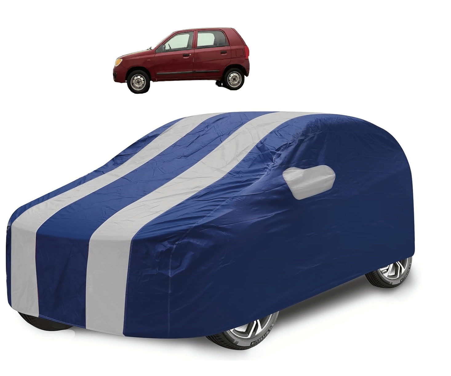 Caronix Car Body Cover for Maruti Suzuki All Car Models With Mirror Pocket ( Pack of 1 ) , Silver     			Caronix Car Body Cover for Maruti Suzuki All Car Models With Mirror Pocket ( Pack of 1 ) , Silver