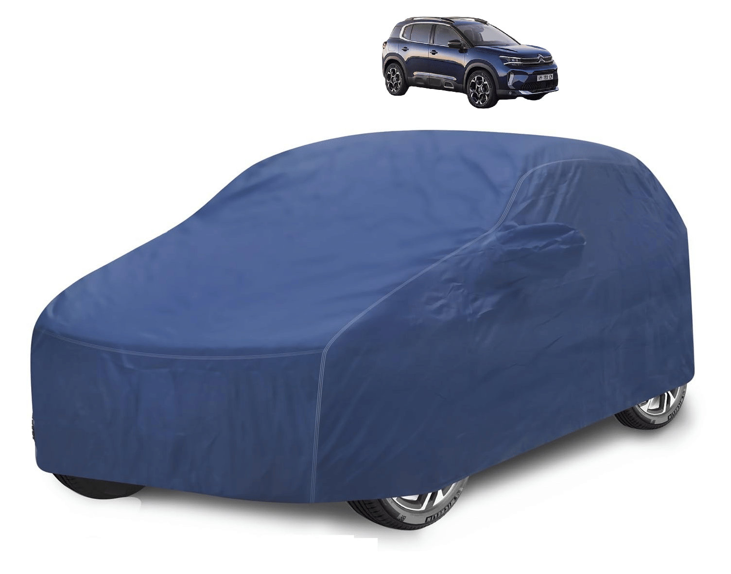 Caronix Car Body Cover for Premier All Car Models With Mirror Pocket ( Pack of 1 ) , Blue     			Caronix Car Body Cover for Premier All Car Models With Mirror Pocket ( Pack of 1 ) , Blue