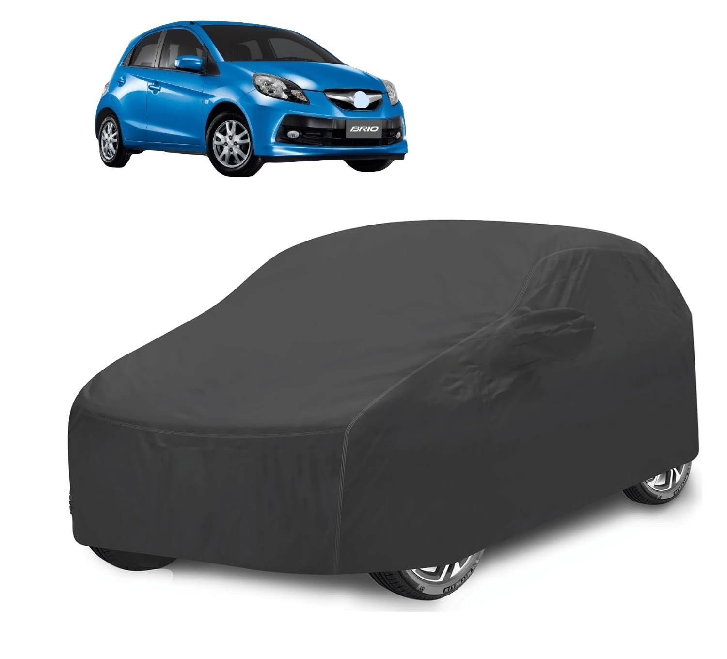 Caronix Car Body Cover for Honda All Car Models With Mirror Pocket ( Pack of 1 ) , Grey Caronix Car Body Cover for Honda All Car Models With Mirror Pocket ( Pack of 1 ) , Grey
