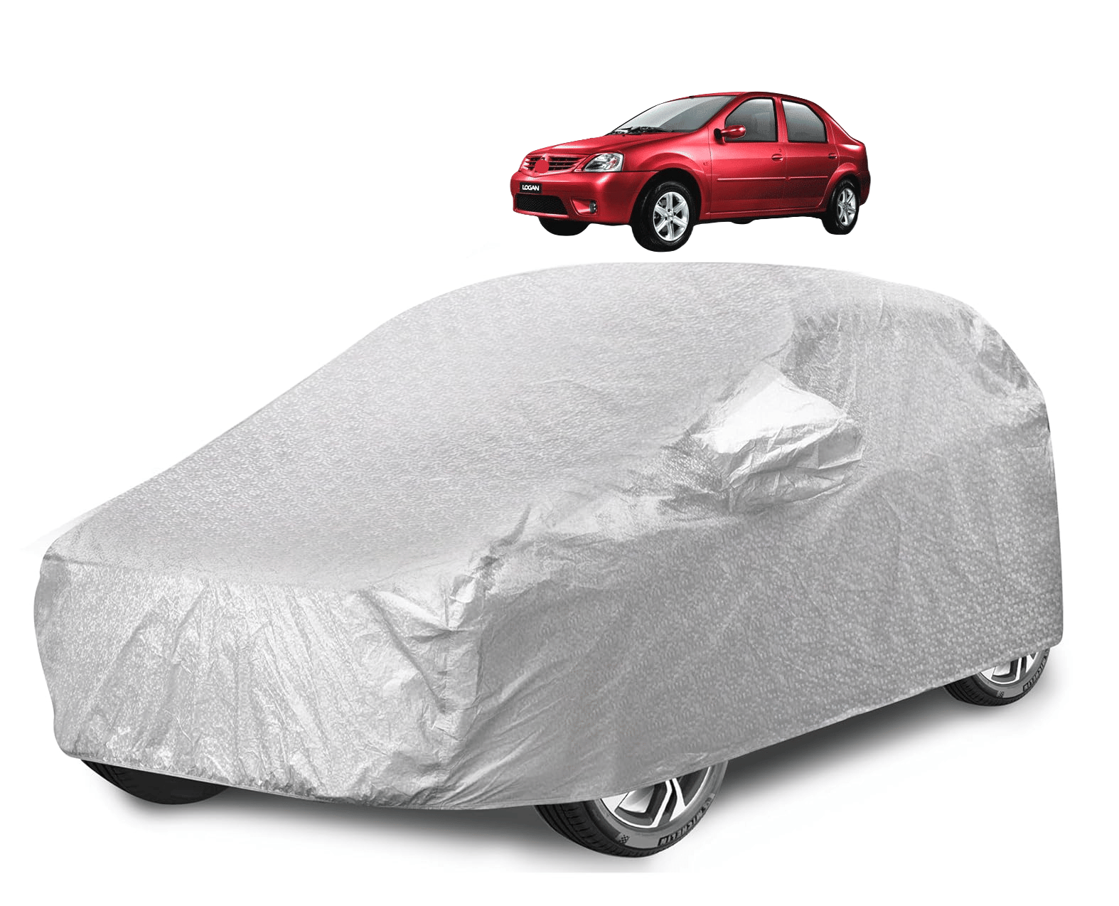 Caronix Car Body Cover for Mahindra All Car Models With Mirror Pocket ( Pack of 1 ) , Silver Caronix Car Body Cover for Mahindra All Car Models With Mirror Pocket ( Pack of 1 ) , Silver