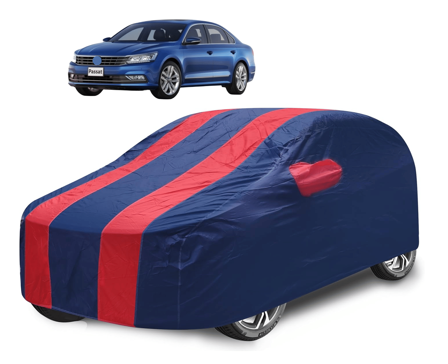 Caronix Car Body Cover for Volkswagen All Car Models With Mirror Pocket ( Pack of 1 ) , Red     			Caronix Car Body Cover for Volkswagen All Car Models With Mirror Pocket ( Pack of 1 ) , Red