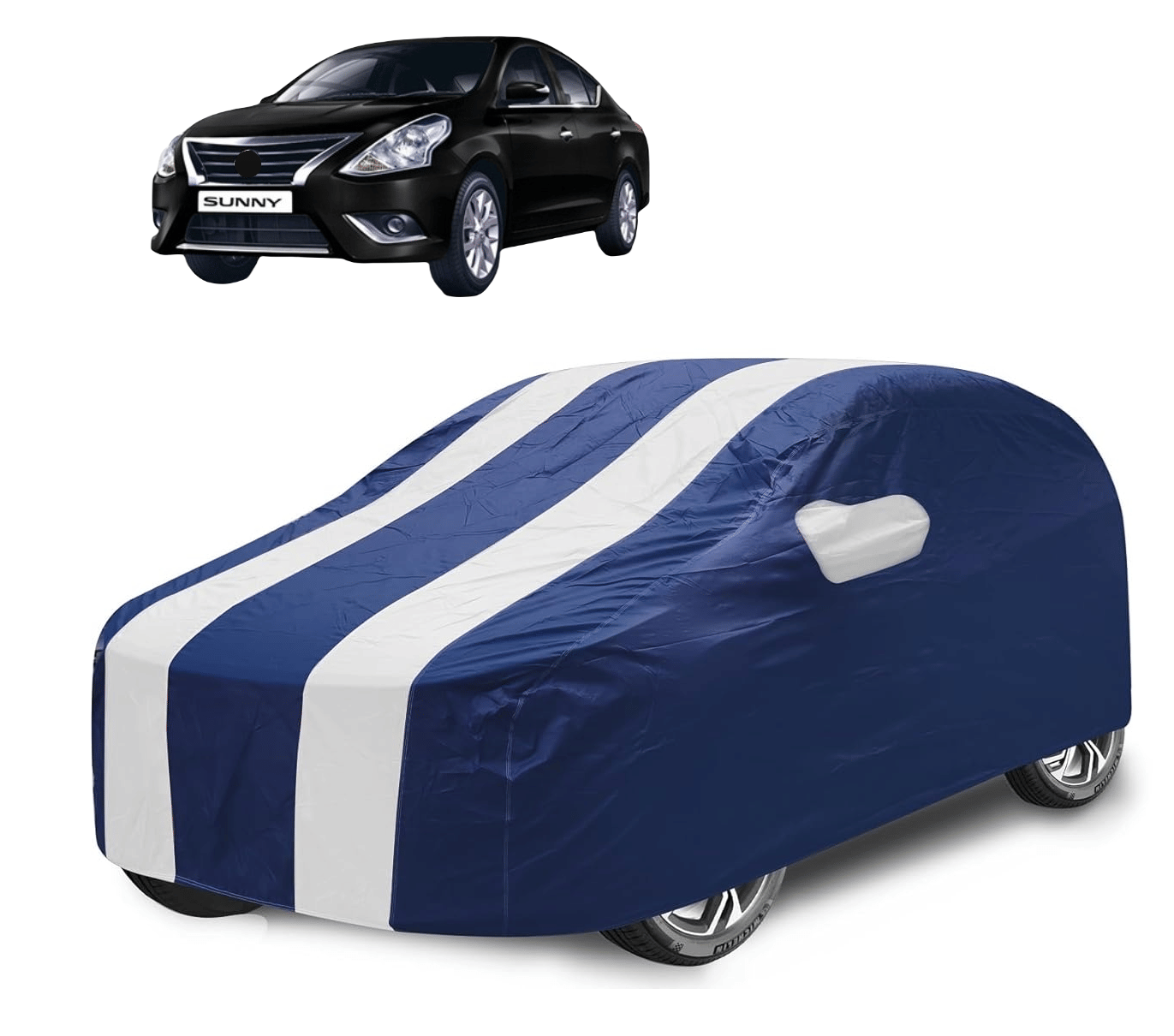 Caronix Car Body Cover for Nissan All Car Models With Mirror Pocket ( Pack of 1 ) , White     			Caronix Car Body Cover for Nissan All Car Models With Mirror Pocket ( Pack of 1 ) , White