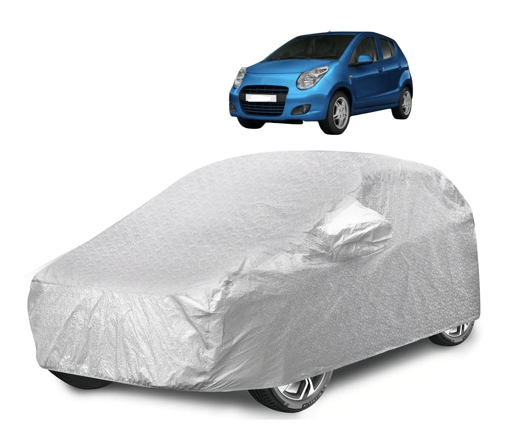 Caronix Car Body Cover for Maruti Suzuki All Car Models With Mirror Pocket ( Pack of 1 ) , Silver Caronix Car Body Cover for Maruti Suzuki All Car Models With Mirror Pocket ( Pack of 1 ) , Silver