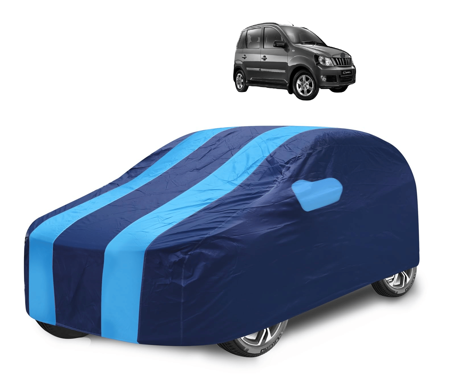 Caronix Car Body Cover for Mahindra All Car Models With Mirror Pocket ( Pack of 1 ) , Blue Caronix Car Body Cover for Mahindra All Car Models With Mirror Pocket ( Pack of 1 ) , Blue