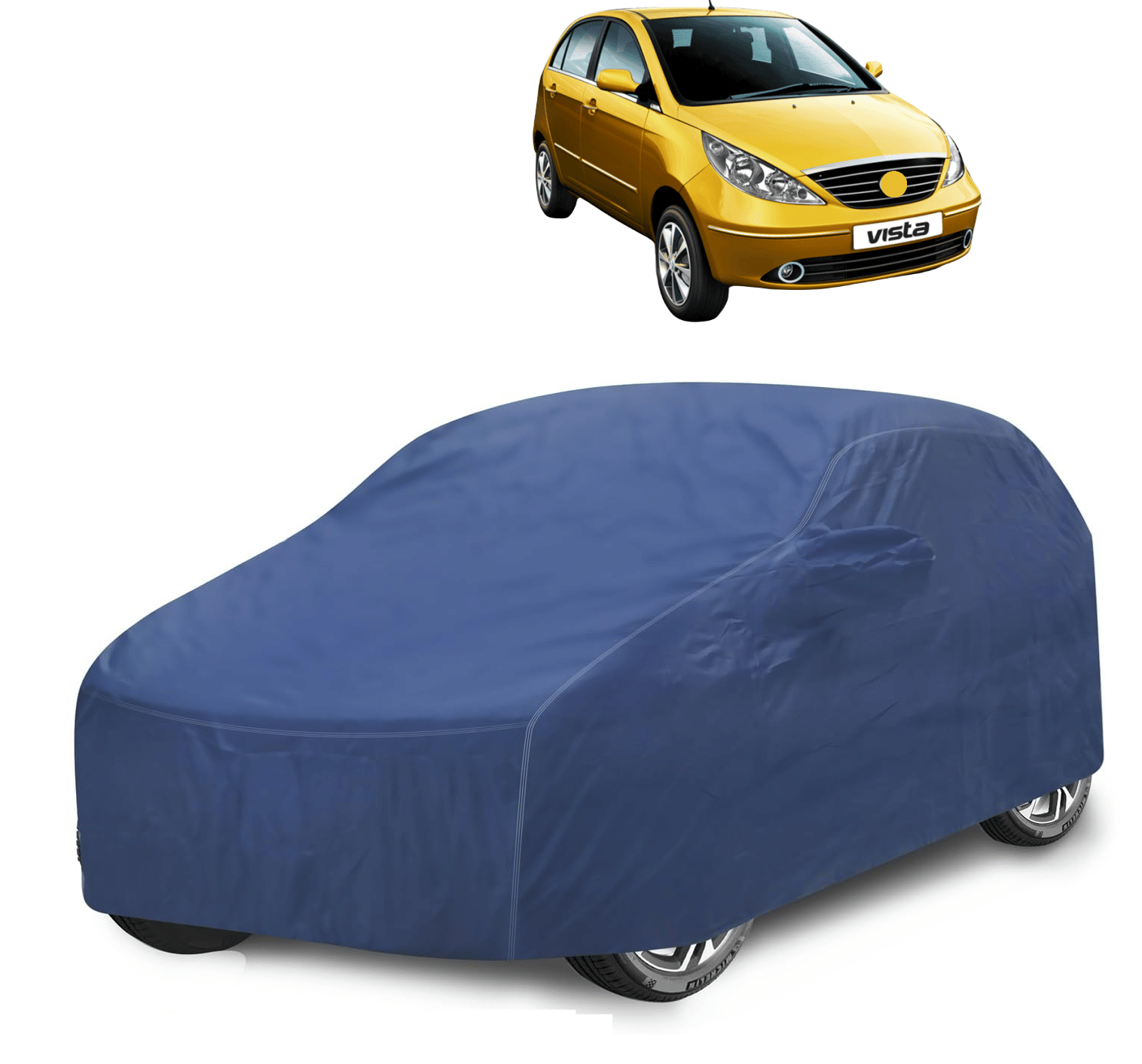 Caronix Car Body Cover for Tata All Car Models With Mirror Pocket ( Pack of 1 ) , Blue Caronix Car Body Cover for Tata All Car Models With Mirror Pocket ( Pack of 1 ) , Blue