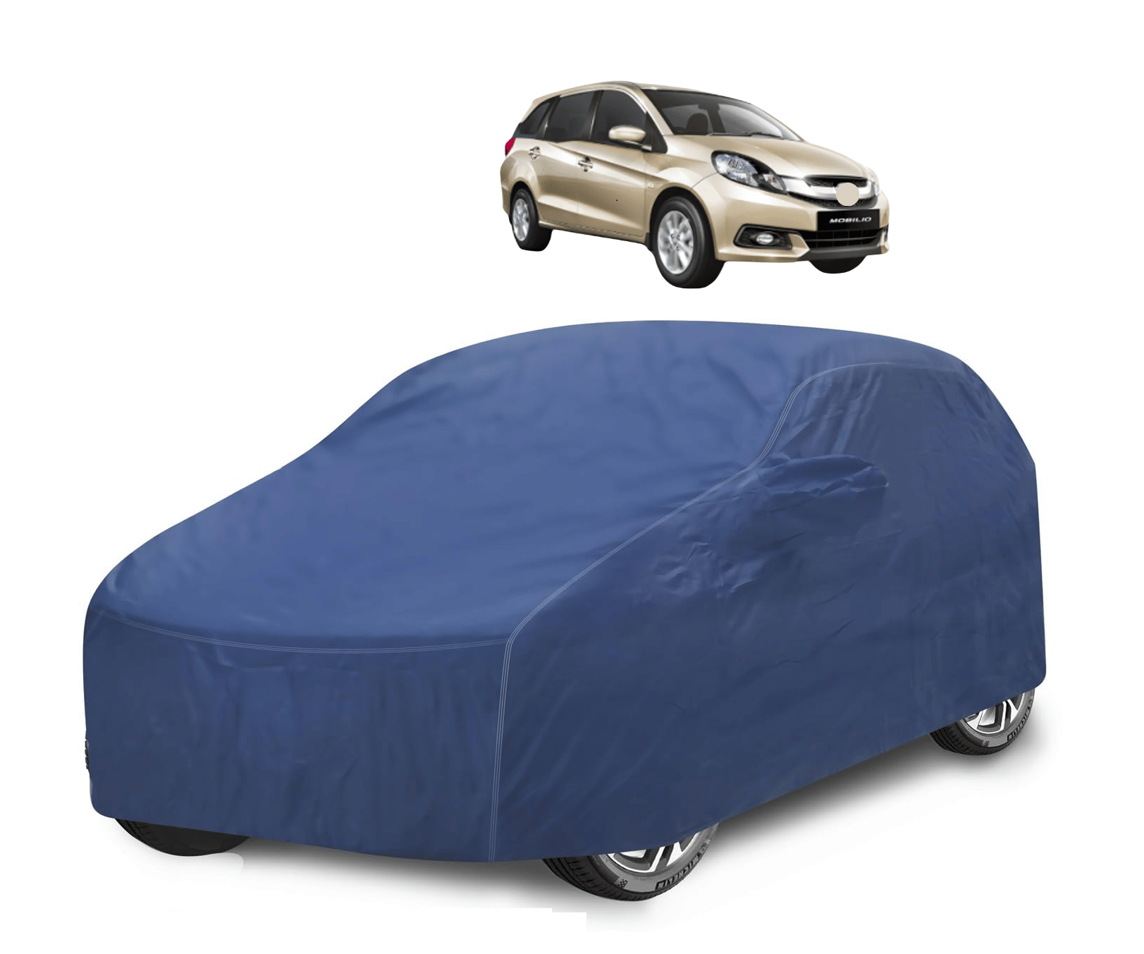 Caronix Car Body Cover for Honda All Car Models With Mirror Pocket ( Pack of 1 ) , Blue Caronix Car Body Cover for Honda All Car Models With Mirror Pocket ( Pack of 1 ) , Blue