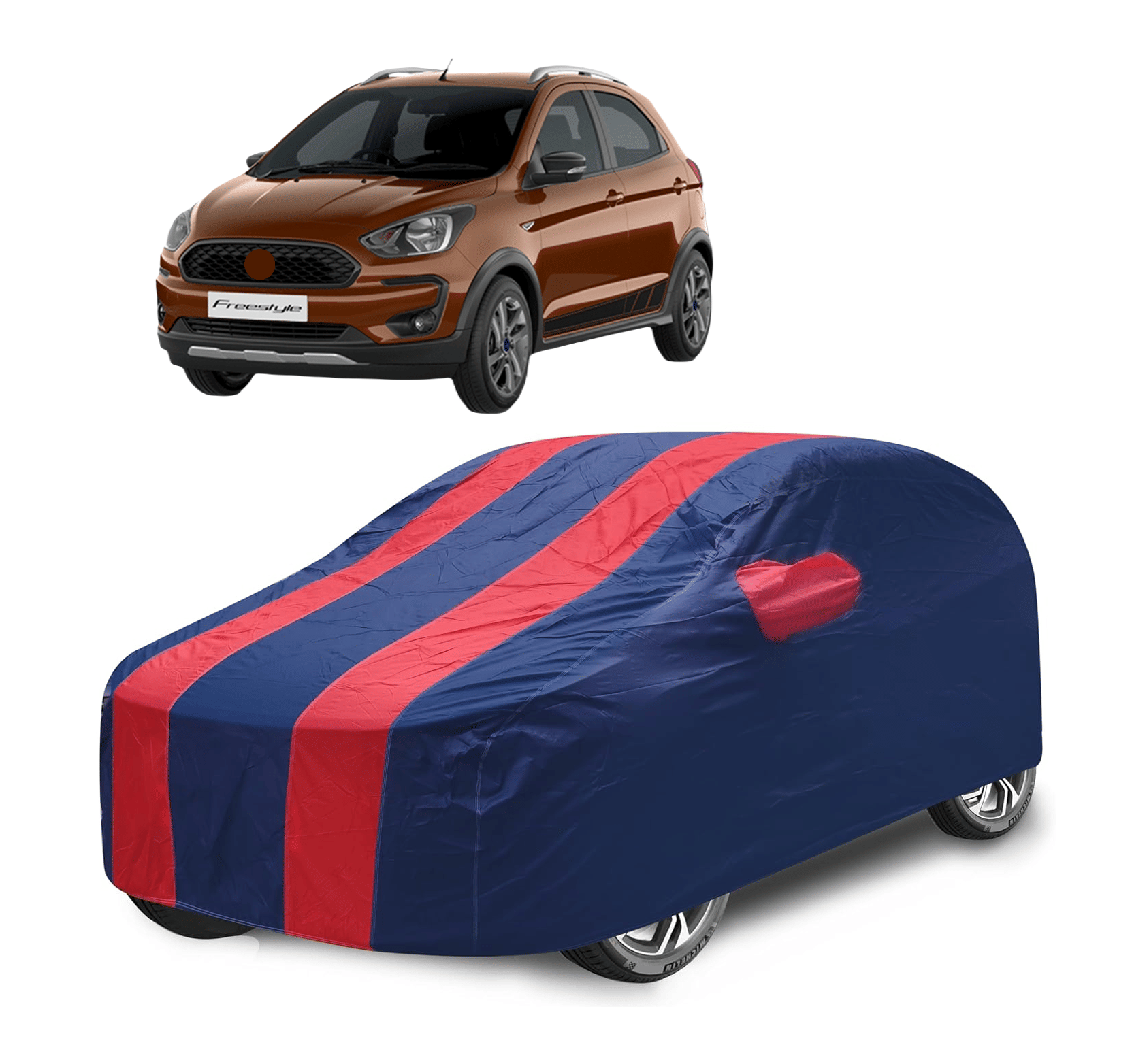 Caronix Car Body Cover for Ford All Car Models With Mirror Pocket ( Pack of 1 ) , Red     			Caronix Car Body Cover for Ford All Car Models With Mirror Pocket ( Pack of 1 ) , Red