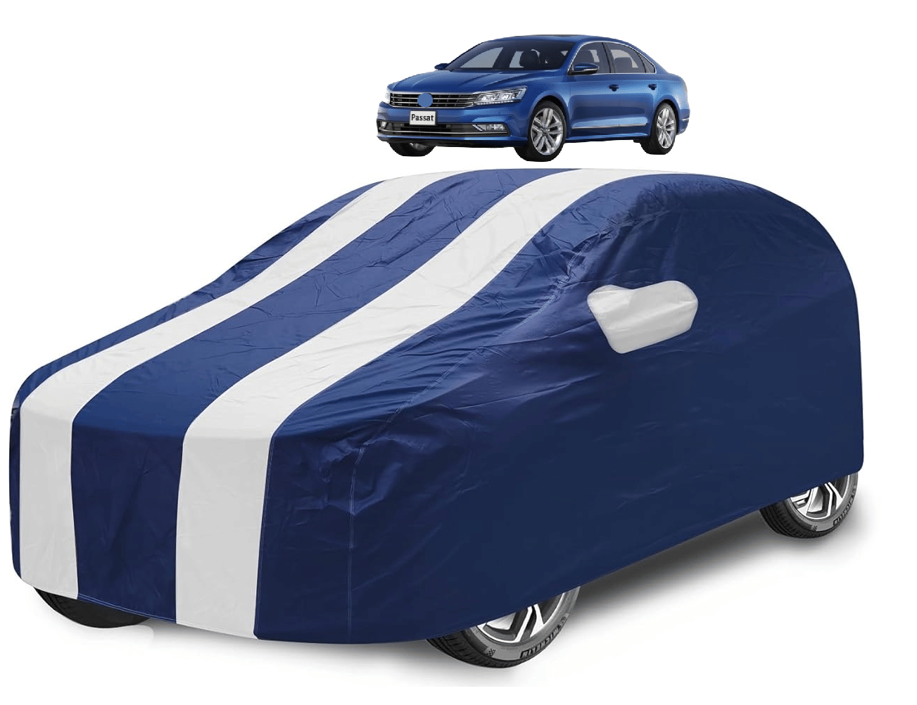 Caronix Car Body Cover for Volkswagen All Car Models With Mirror Pocket ( Pack of 1 ) , White     			Caronix Car Body Cover for Volkswagen All Car Models With Mirror Pocket ( Pack of 1 ) , White